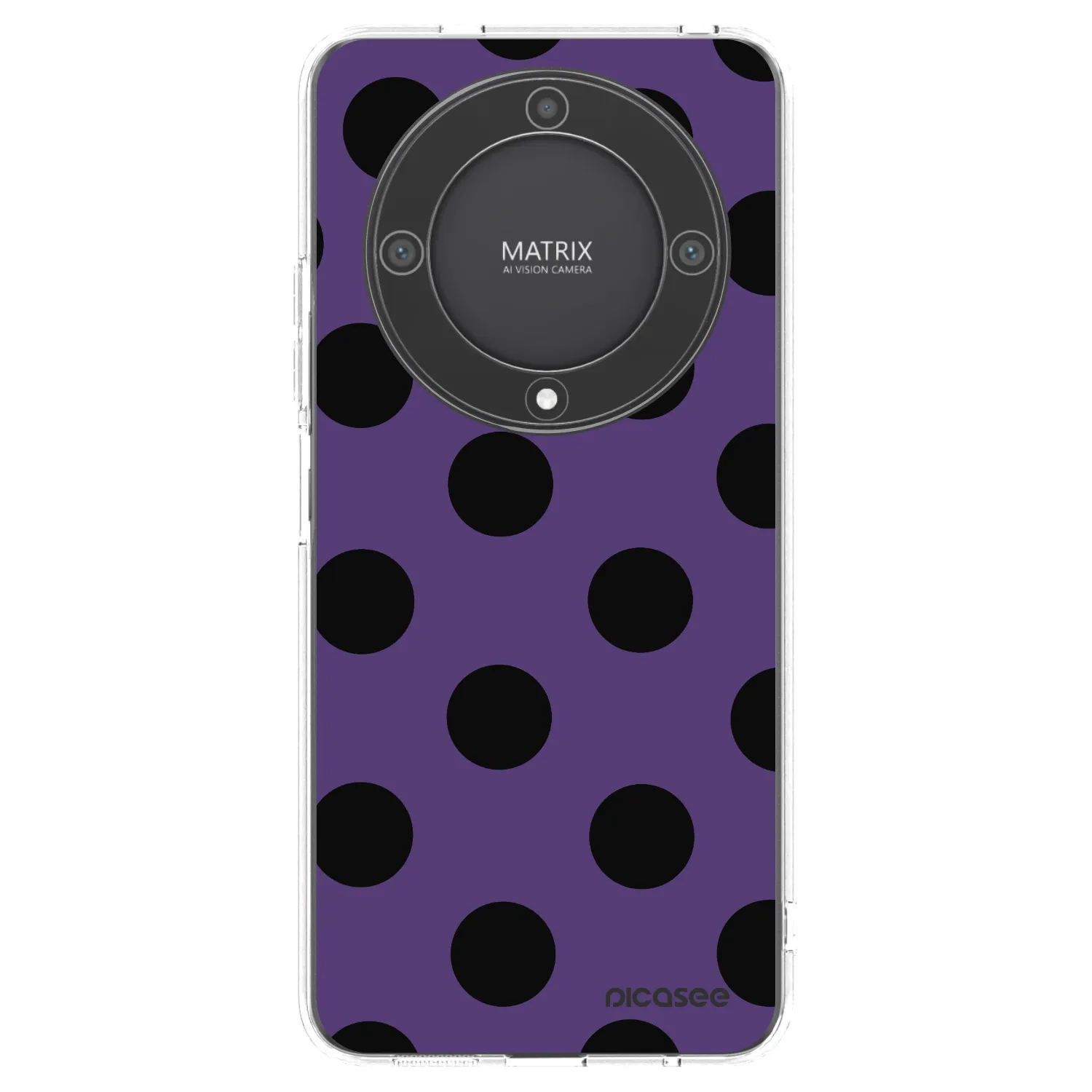 Picasee silikonska prozirna maskica za Honor Magic5 Lite 5G - Big flickers 2