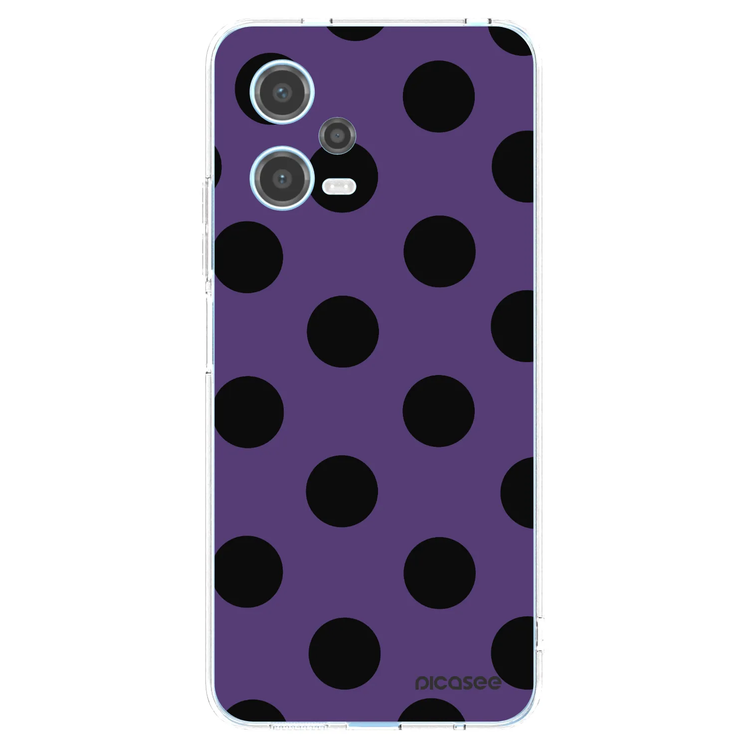 Picasee silikonska prozirna maskica za Xiaomi Redmi Note 12 5G - Big flickers 2