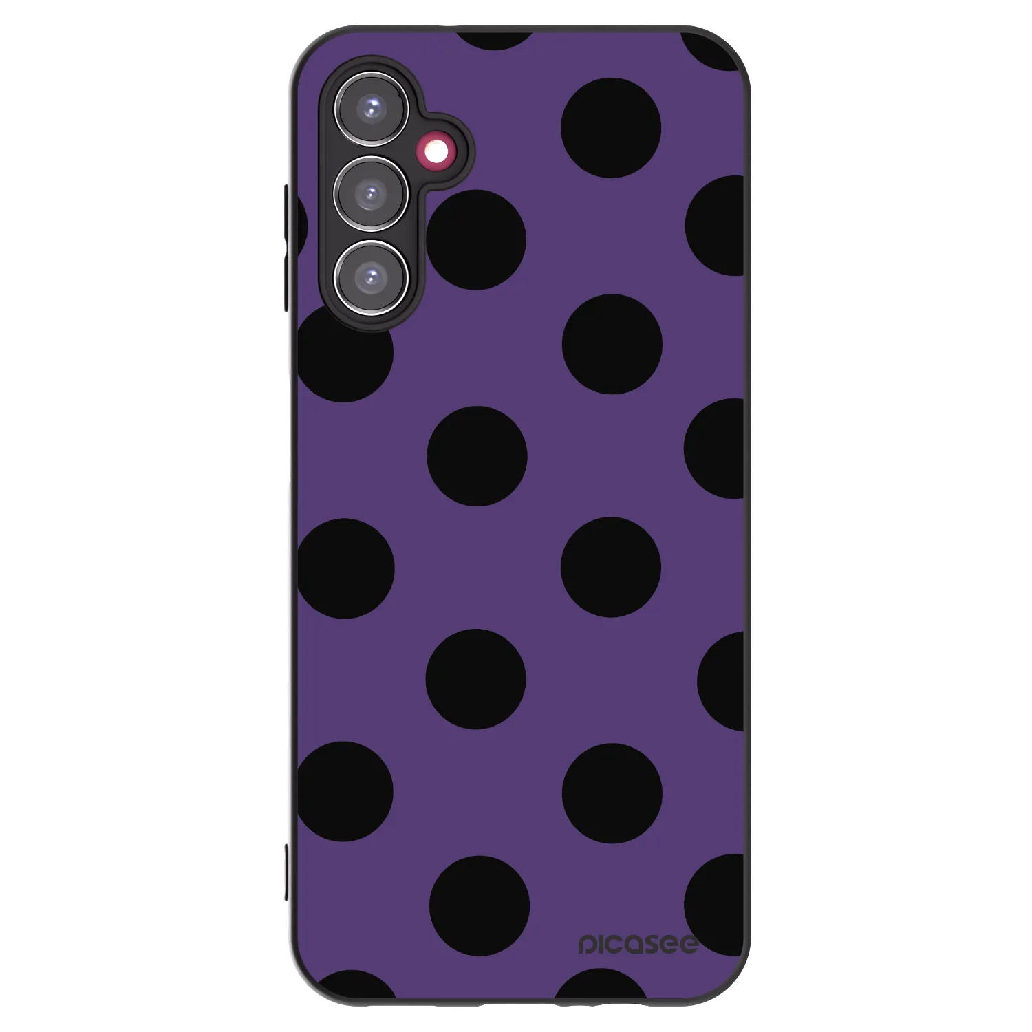Picasee crna silikonska maskica za Samsung Galaxy A14 5G A146P - Big flickers 2