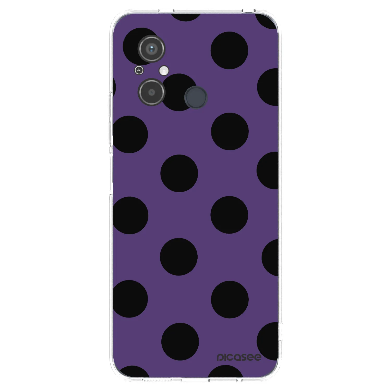 Picasee silikonska prozirna maskica za Xiaomi Redmi 12C - Big flickers 2