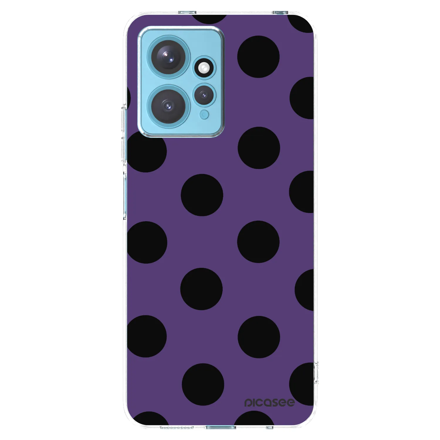 Picasee silikonska prozirna maskica za Xiaomi Redmi Note 12 4G - Big flickers 2