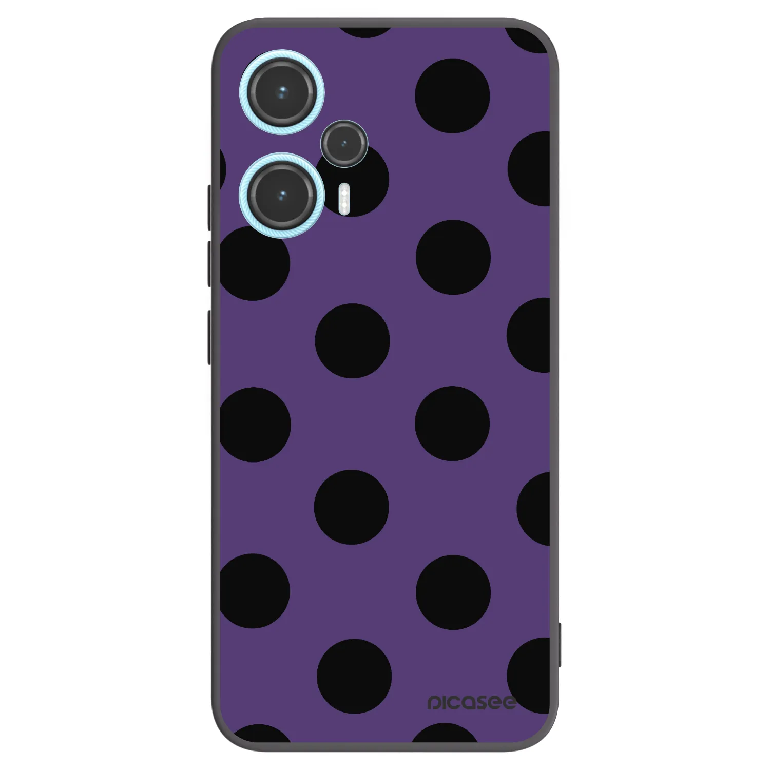 Picasee crna silikonska maskica za Xiaomi Poco F5 - Big flickers 2