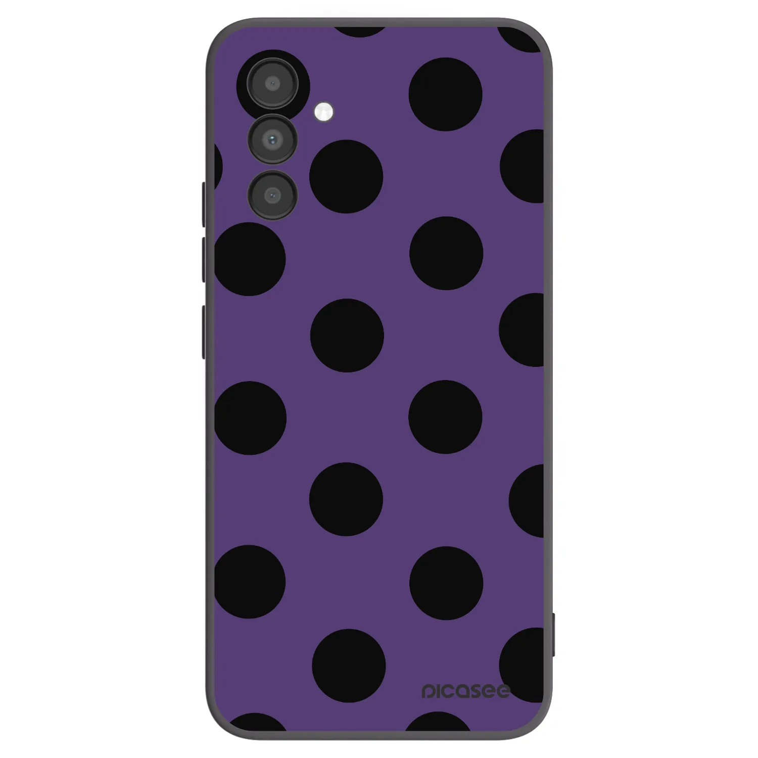 Picasee crna silikonska maskica za Samsung Galaxy A04s A047F - Big flickers 2