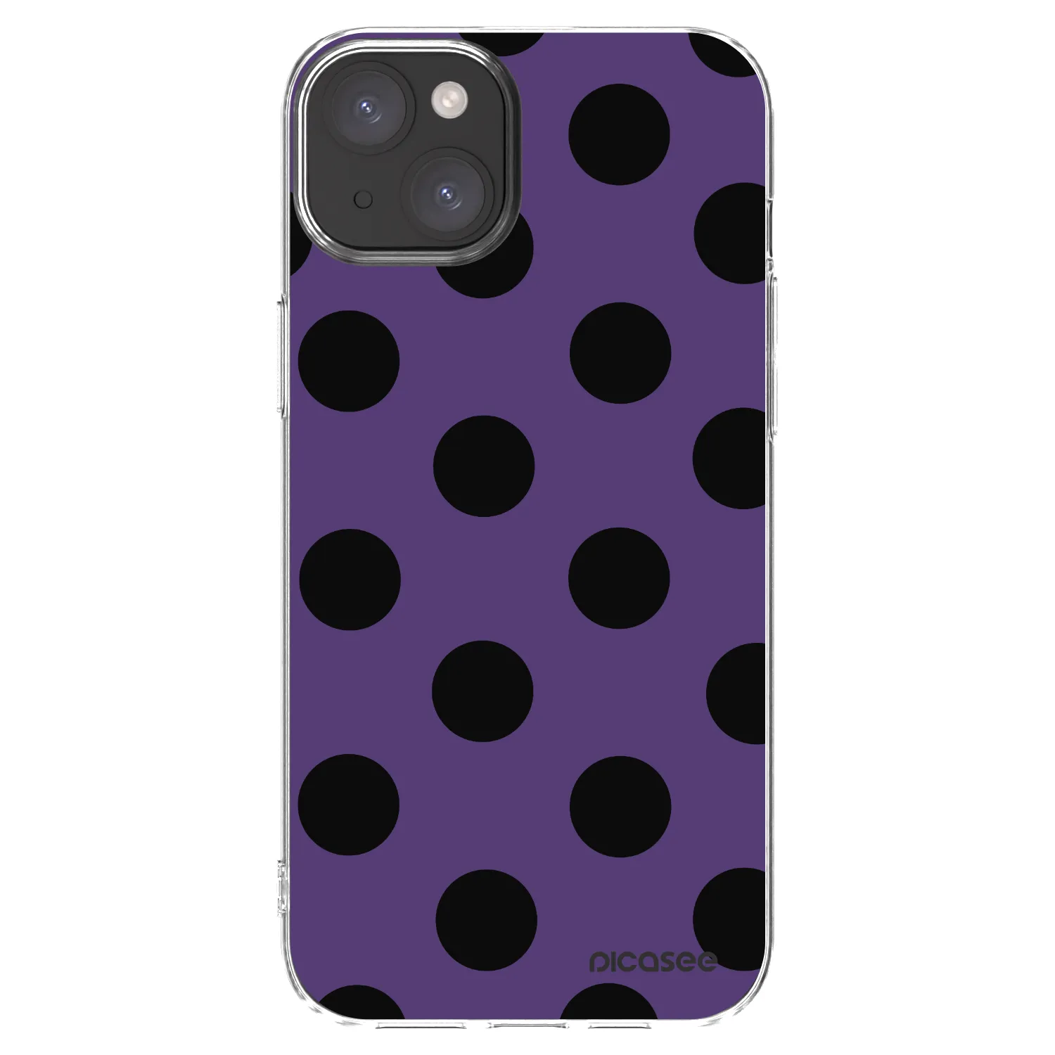 Picasee silikonska prozirna maskica za Apple iPhone 15 Plus - Big flickers 2