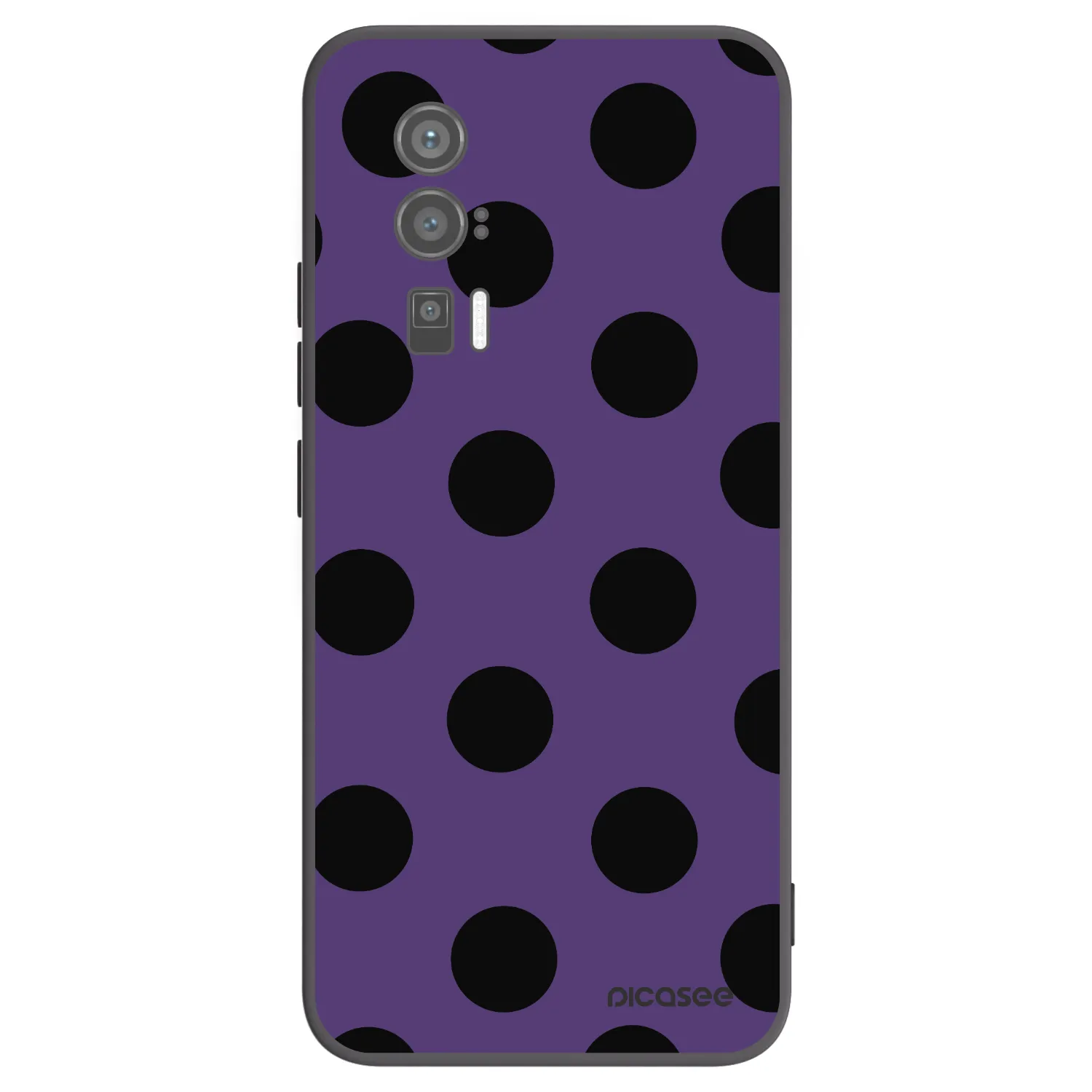 Picasee crna silikonska maskica za Xiaomi Poco F5 Pro 5G - Big flickers 2