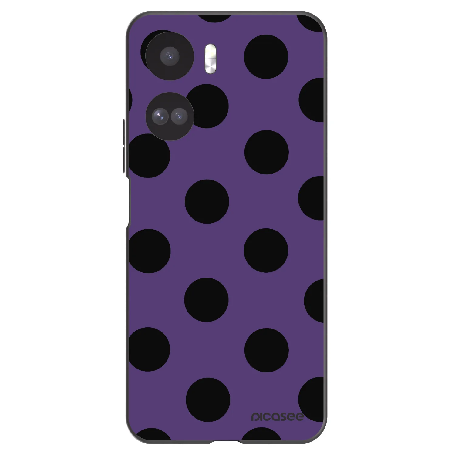 Picasee crna silikonska maskica za Honor 90 Lite 5G - Big flickers 2