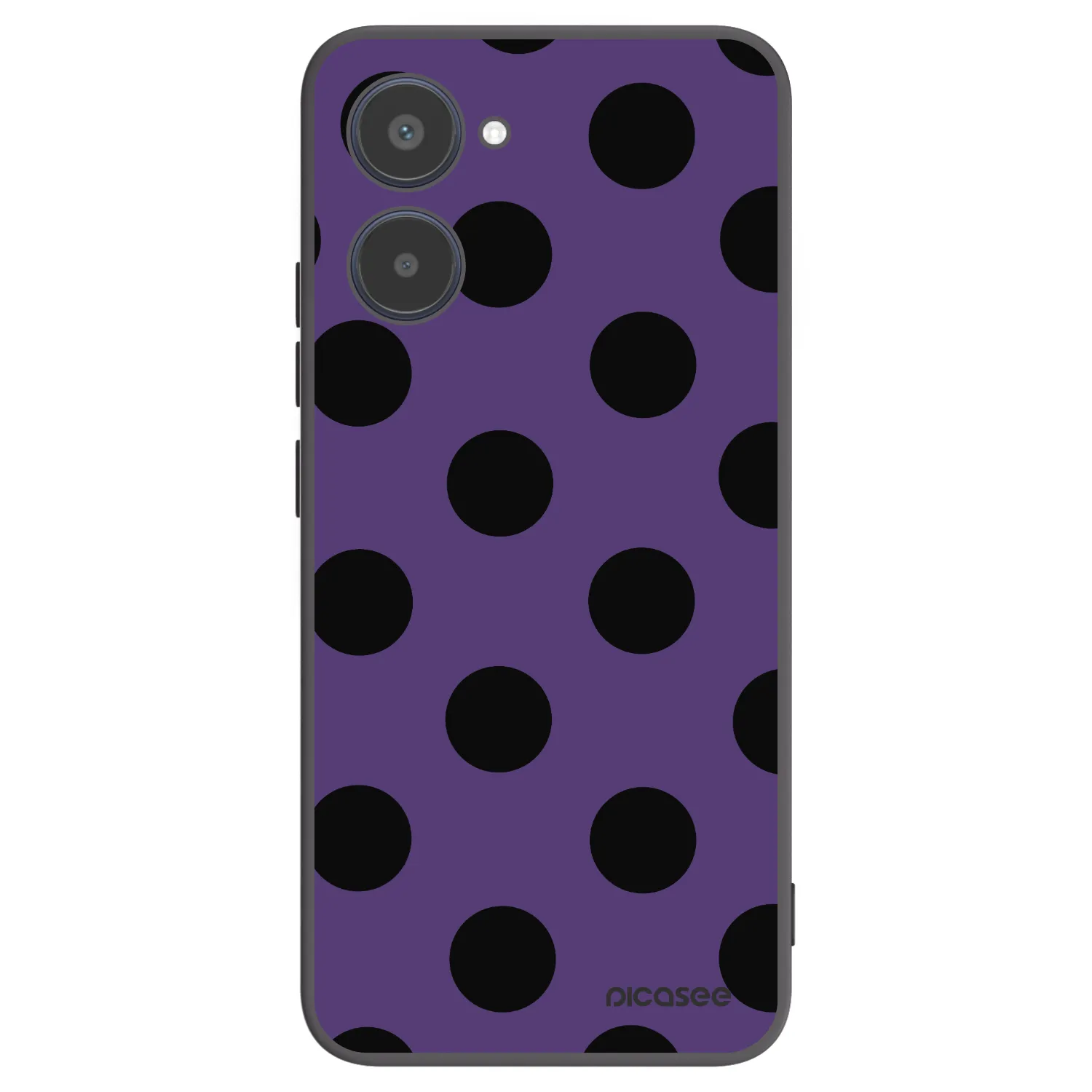 Picasee crna silikonska maskica za Realme 10 4G - Big flickers 2