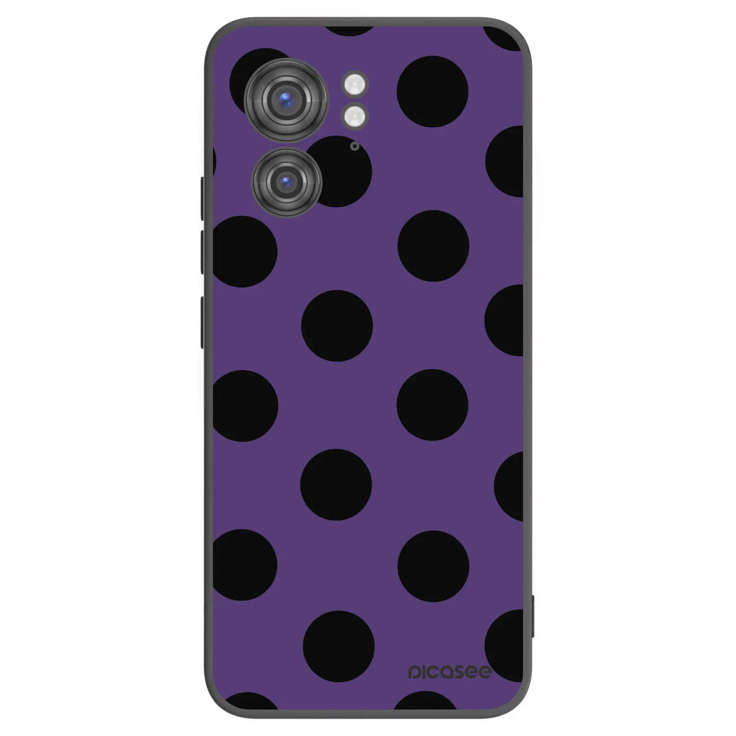 Picasee crna silikonska maskica za Motorola Edge 40 - Big flickers 2