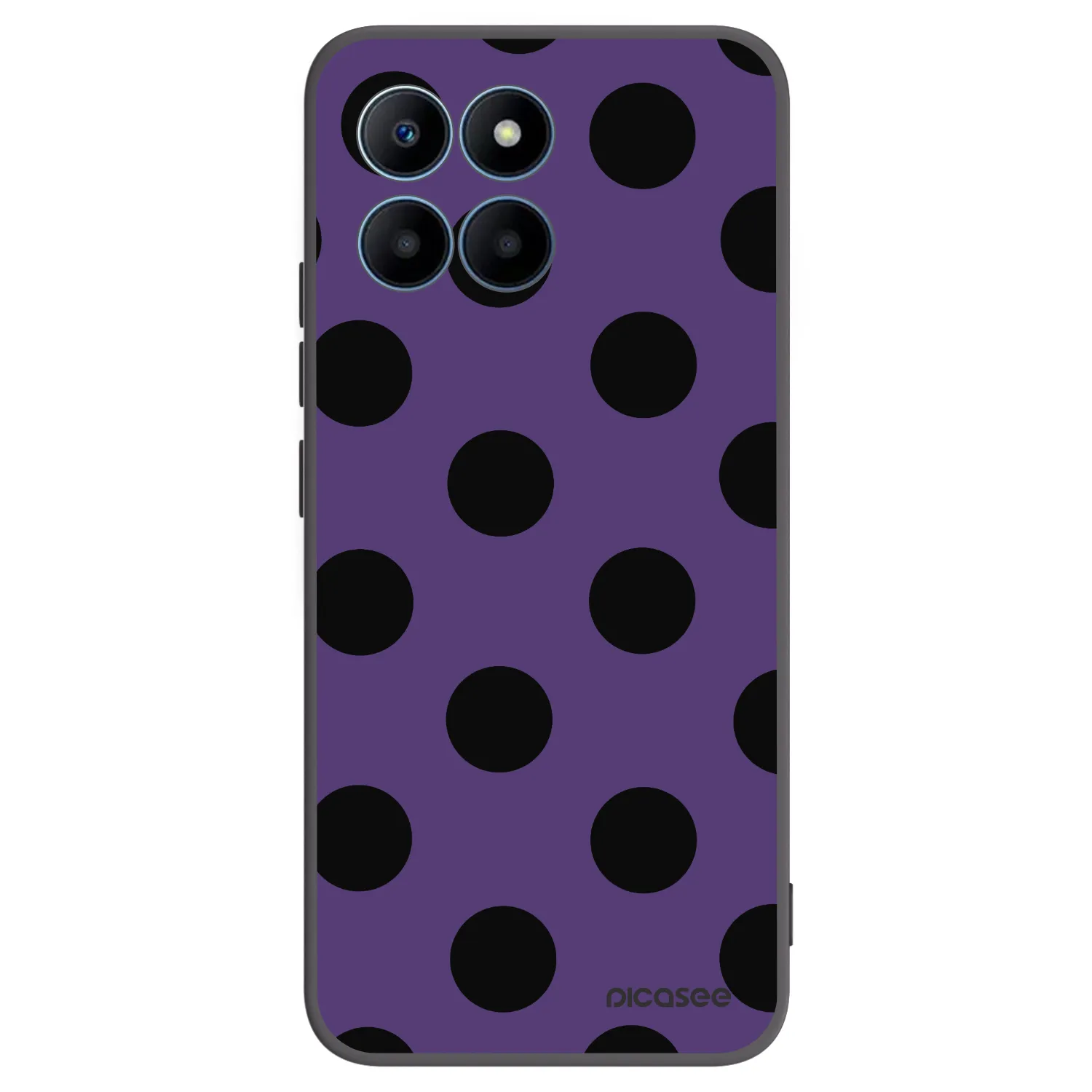 Picasee crna silikonska maskica za Honor 70 Lite - Big flickers 2