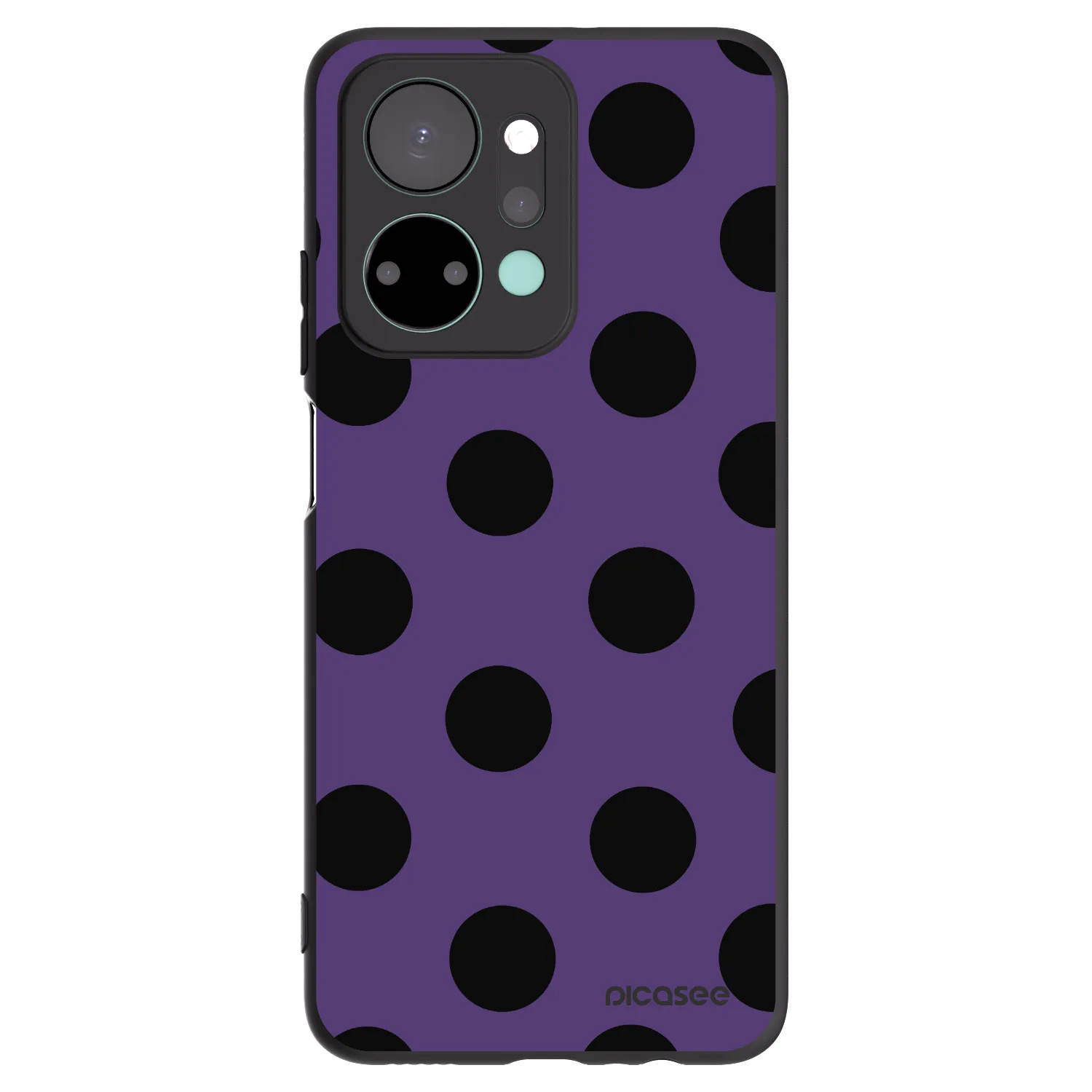 Picasee crna silikonska maskica za Honor X7a - Big flickers 2