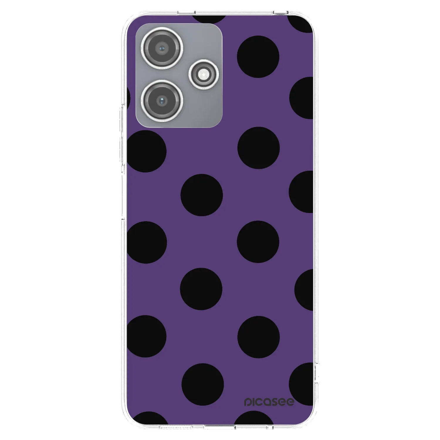 Picasee silikonska prozirna maskica za Xiaomi Redmi 12 5G - Big flickers 2