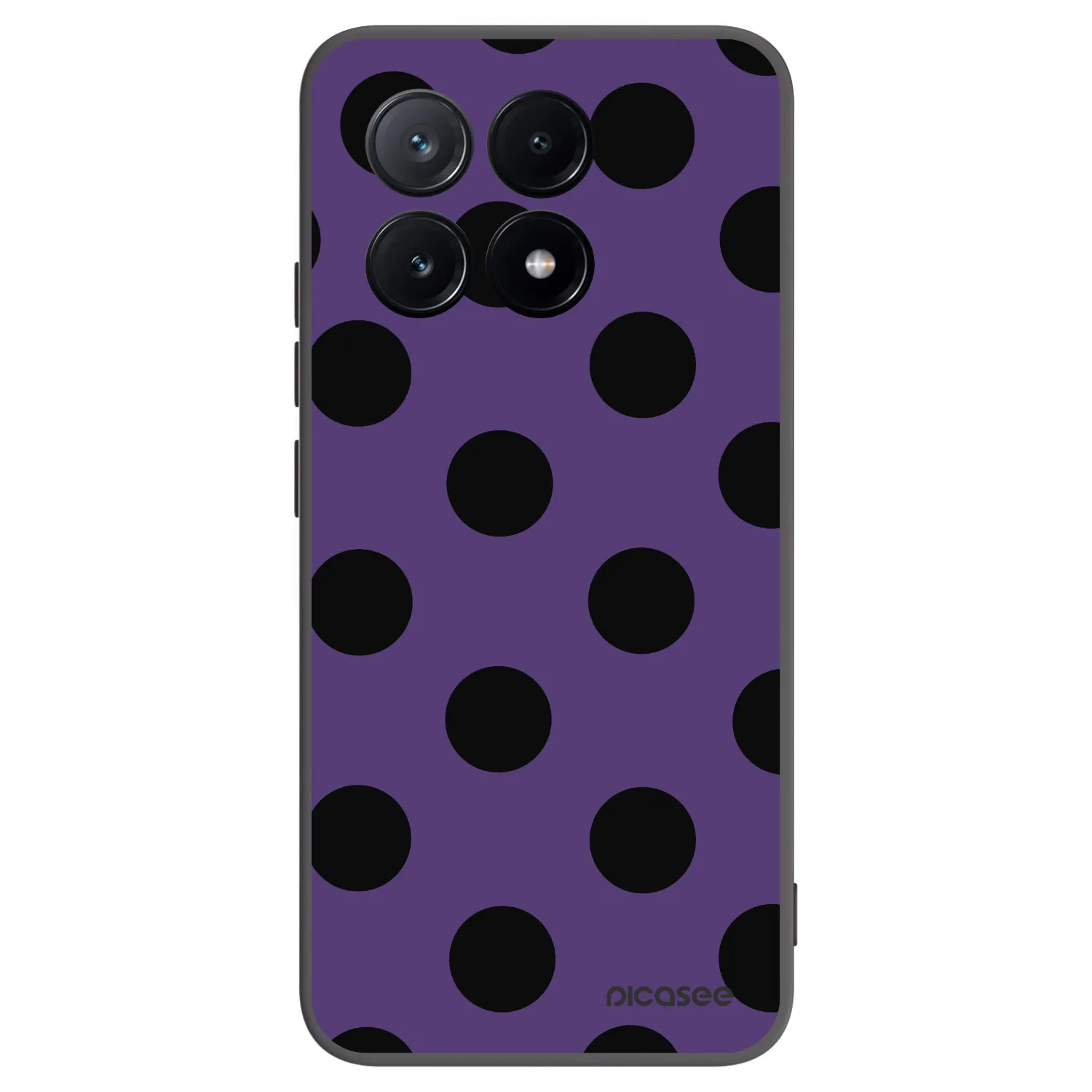 Picasee crna silikonska maskica za Xiaomi Poco X6 Pro - Big flickers 2