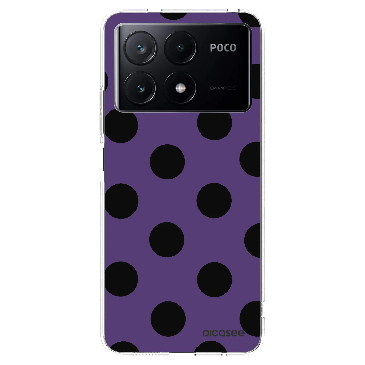 Picasee silikonska prozirna maskica za Xiaomi Poco X6 Pro - Big flickers 2