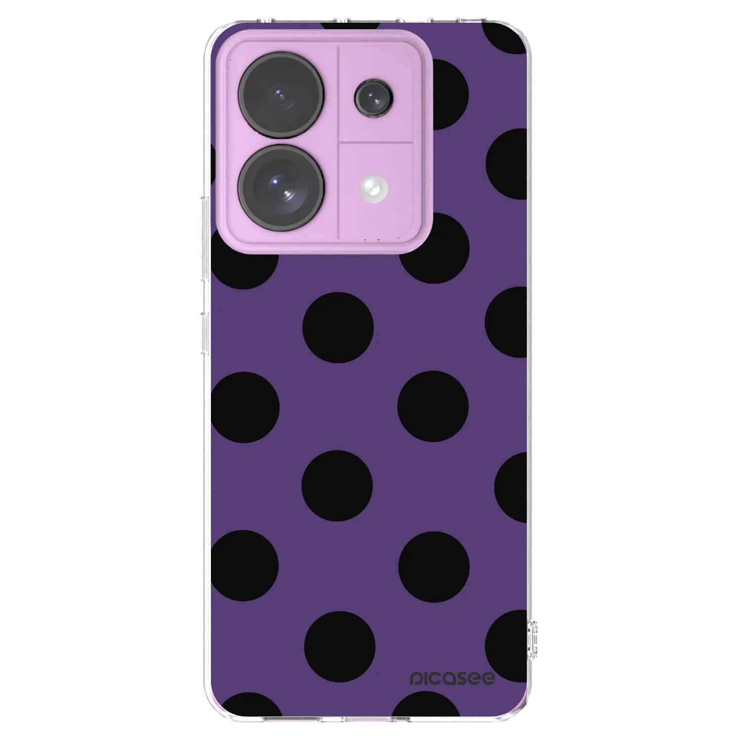 Picasee silikonska prozirna maskica za Xiaomi Redmi Note 13 Pro 5G - Big flickers 2