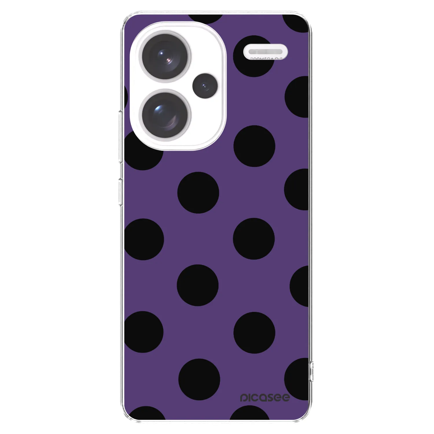 Picasee silikonska prozirna maskica za Xiaomi Redmi Note 13 Pro+ 5G - Big flickers 2