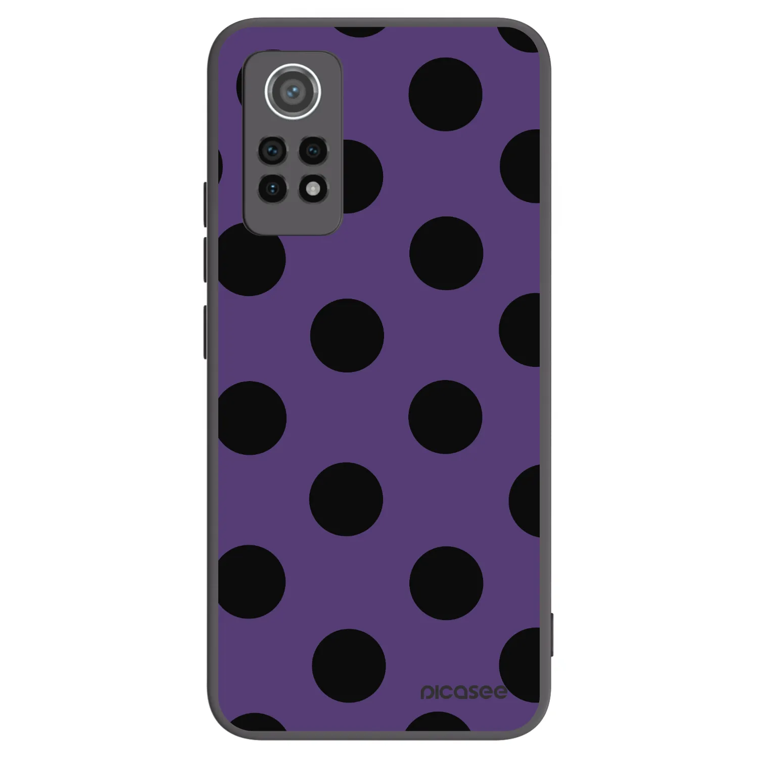 Picasee crna silikonska maskica za Xiaomi Redmi Note 12 Pro 4G - Big flickers 2