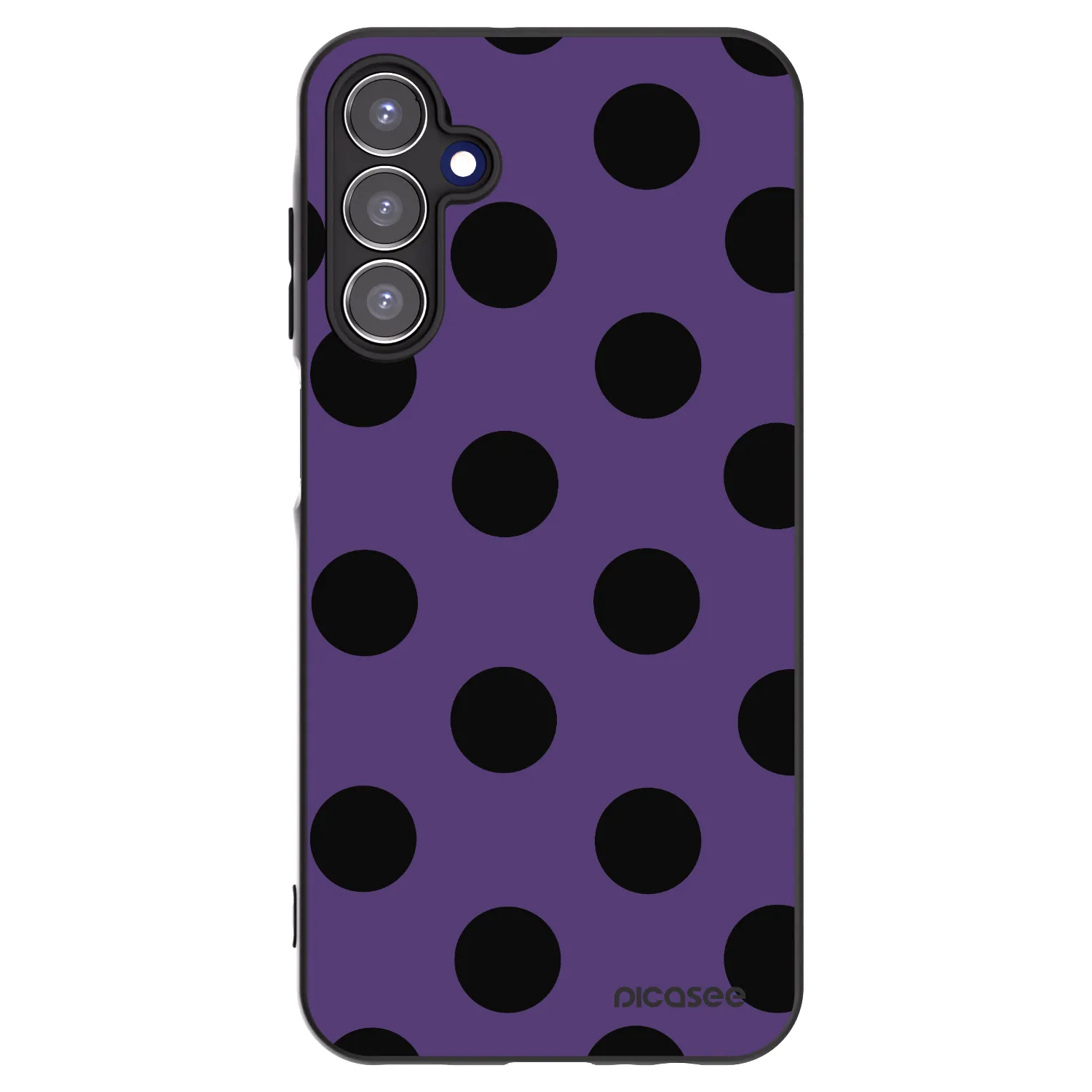 Picasee crna silikonska maskica za Samsung Galaxy A15 A155F 4G - Big flickers 2