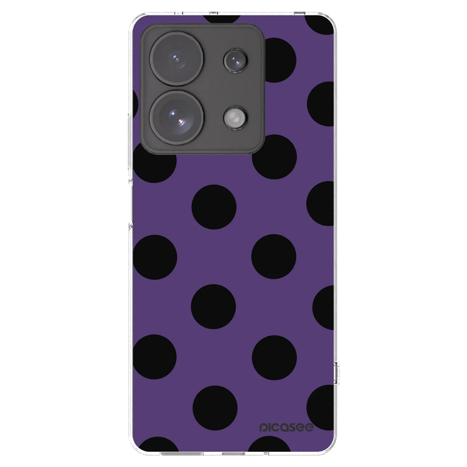 Picasee silikonska prozirna maskica za Xiaomi Redmi Note 13 Pro 4G - Big flickers 2