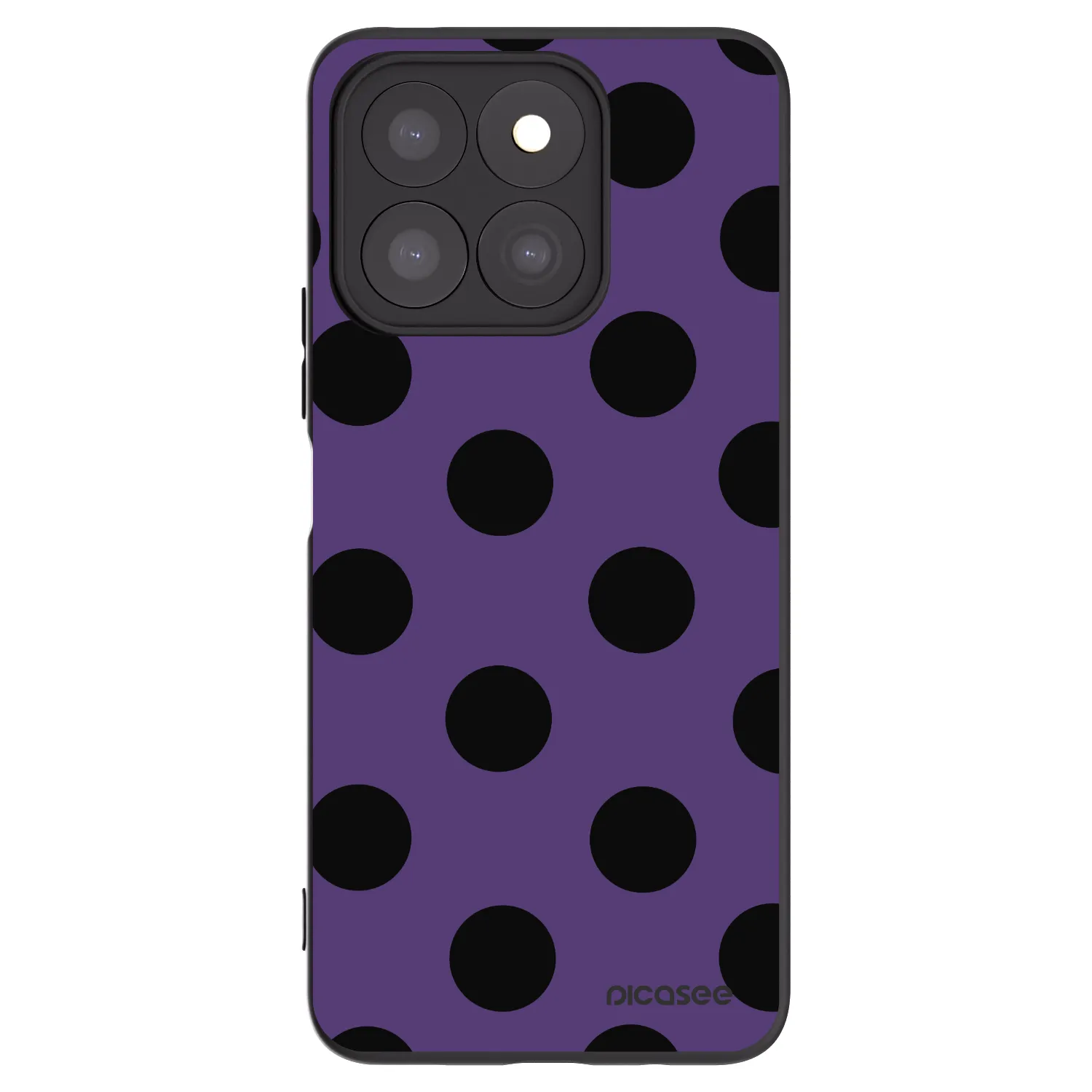 Picasee crna silikonska maskica za Honor X8b - Big flickers 2