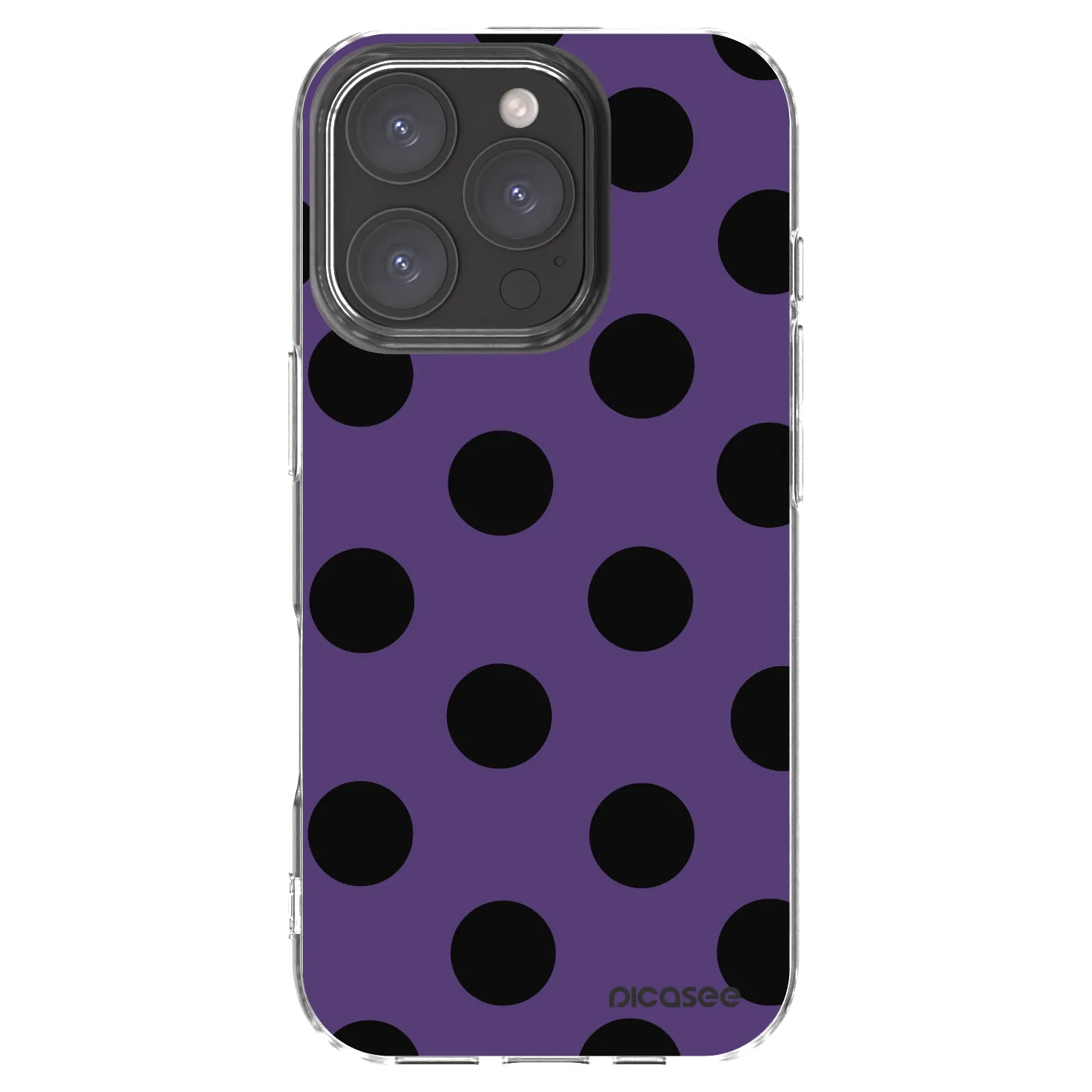 Picasee silikonska prozirna maskica za Apple iPhone 16 Pro - Big flickers 2