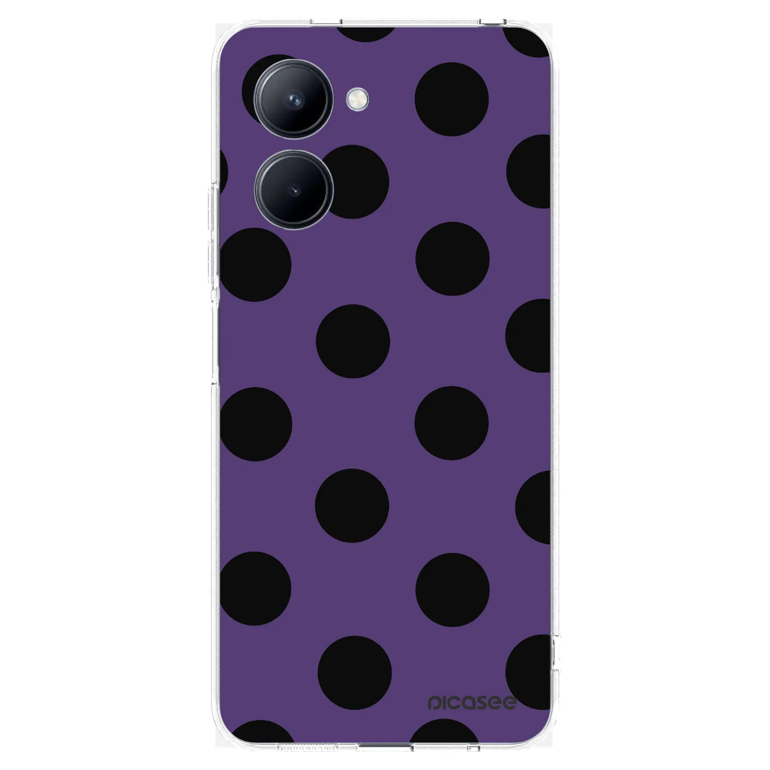 Picasee silikonska prozirna maskica za Realme C33 (2023) - Big flickers 2