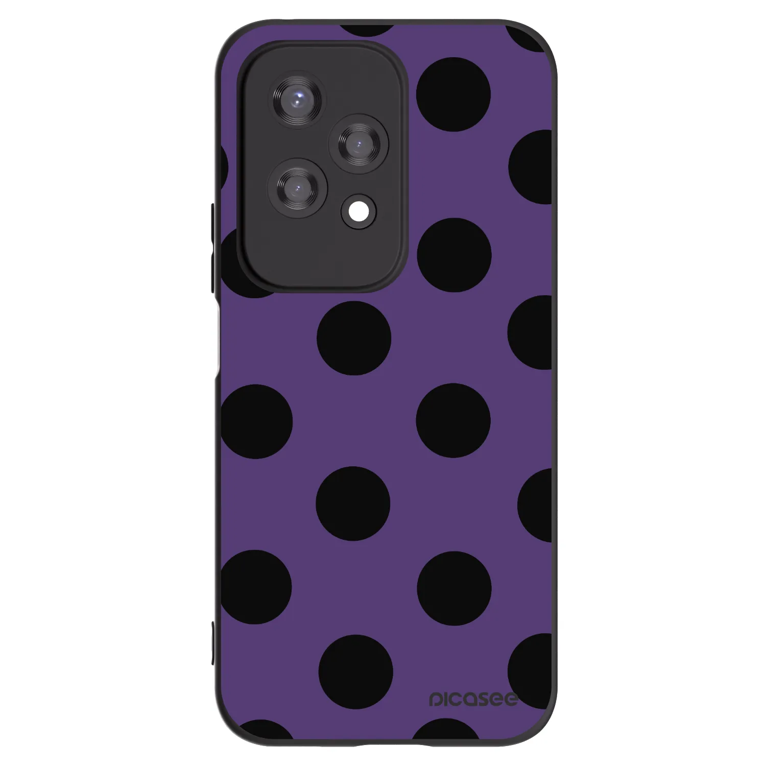 Picasee crna silikonska maskica za Honor 200 Lite - Big flickers 2