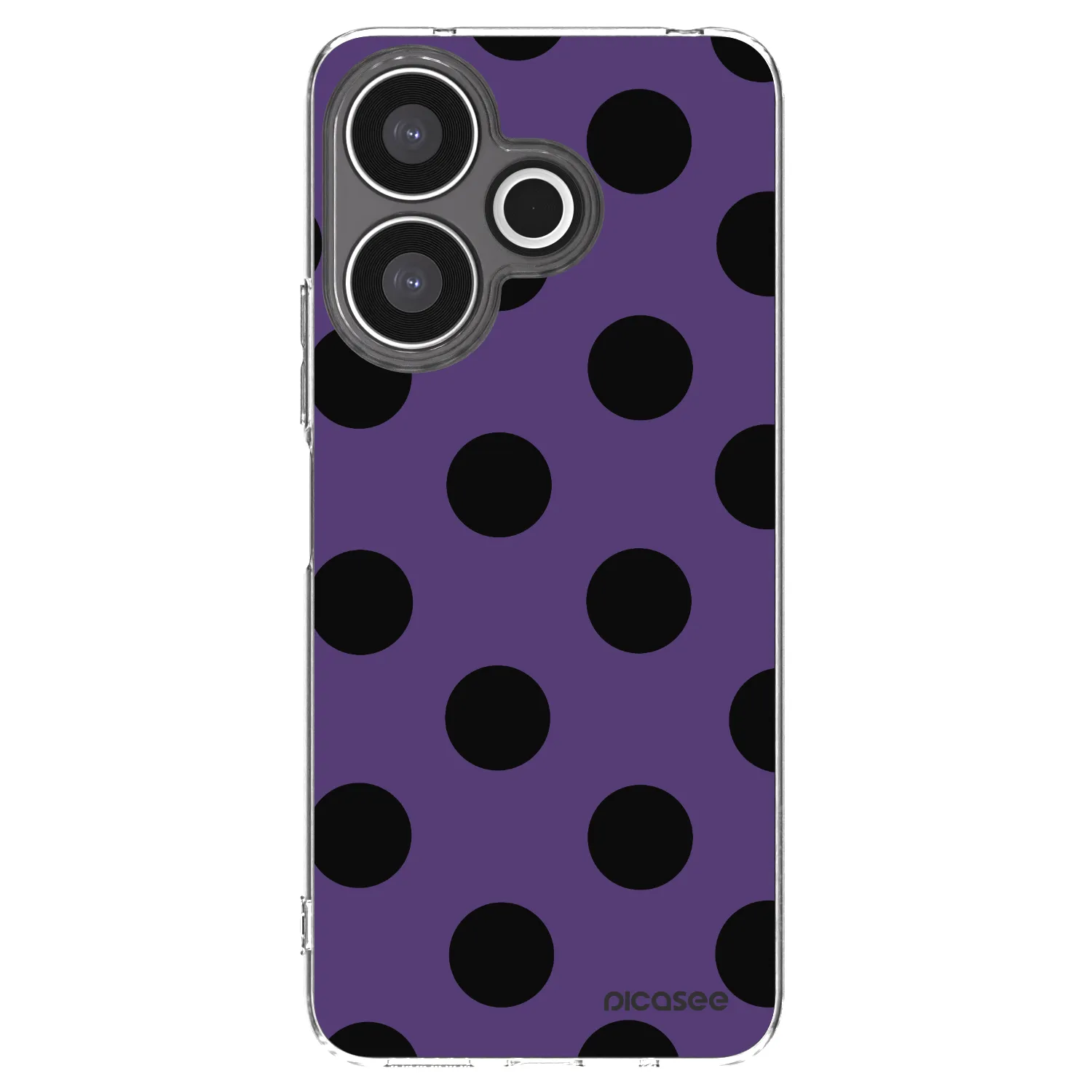 Picasee silikonska prozirna maskica za Xiaomi Redmi 13 4G - Big flickers 2