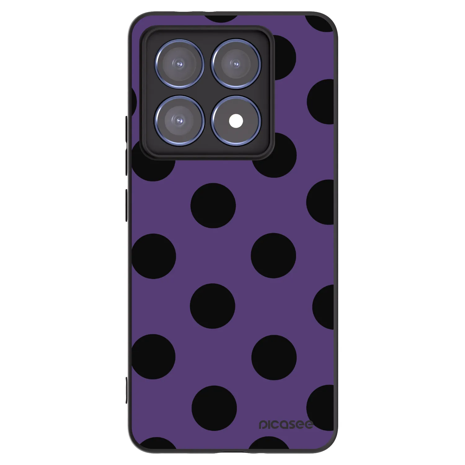 Picasee crna silikonska maskica za Xiaomi 14T Pro - Big flickers 2