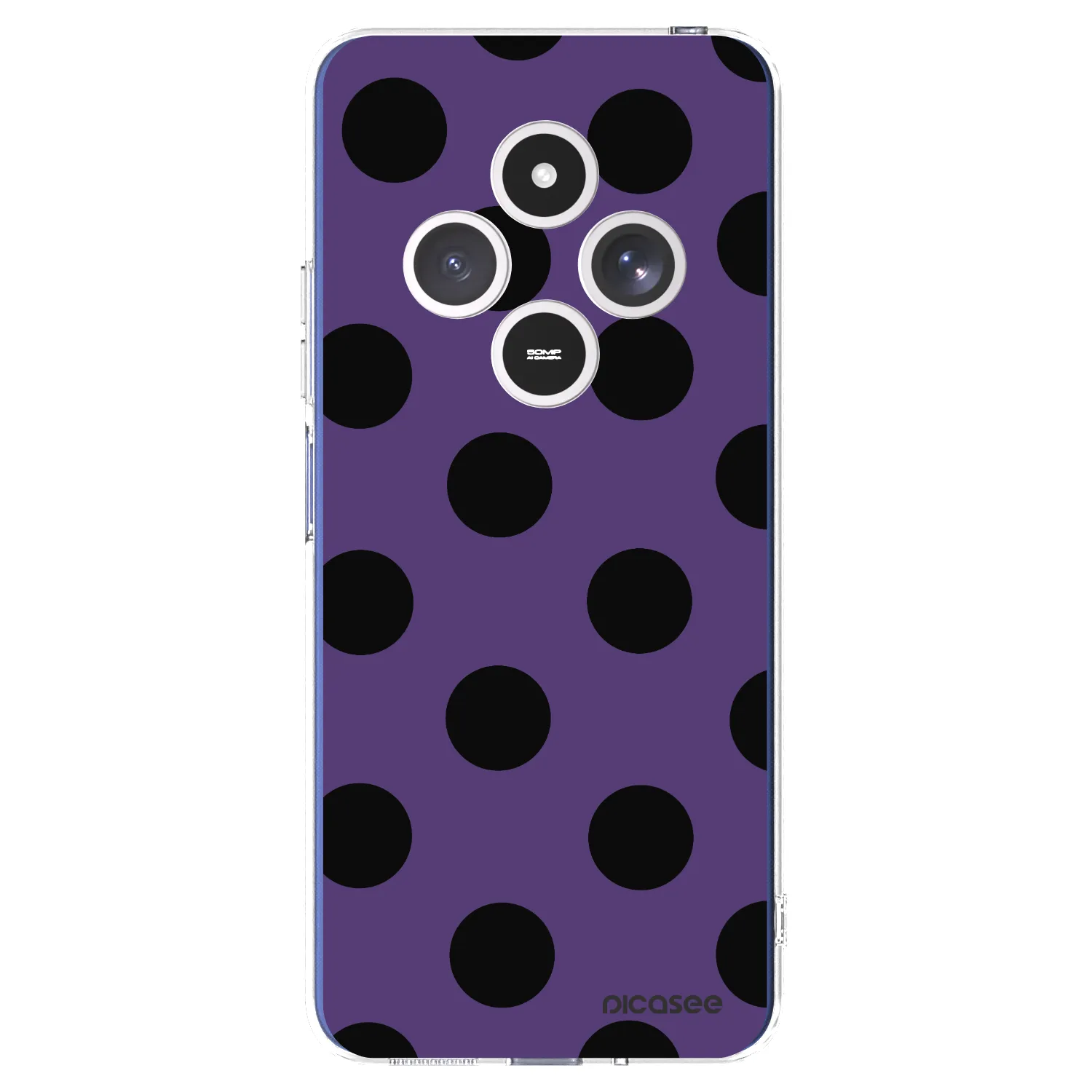 Picasee silikonska prozirna maskica za Xiaomi Redmi 14C - Big flickers 2
