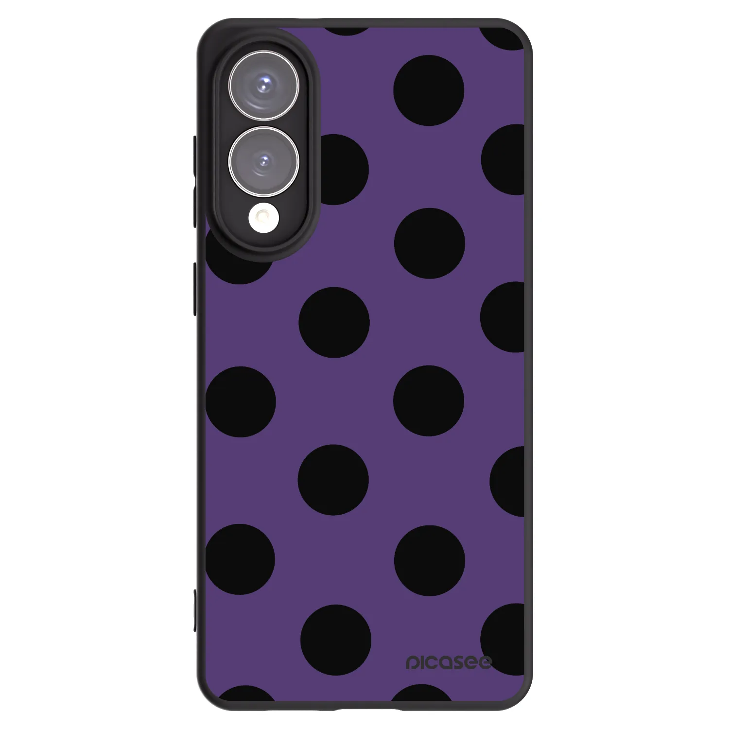 Picasee crna silikonska maskica za Samsung Galaxy S25 Edge 5G - Big flickers 2