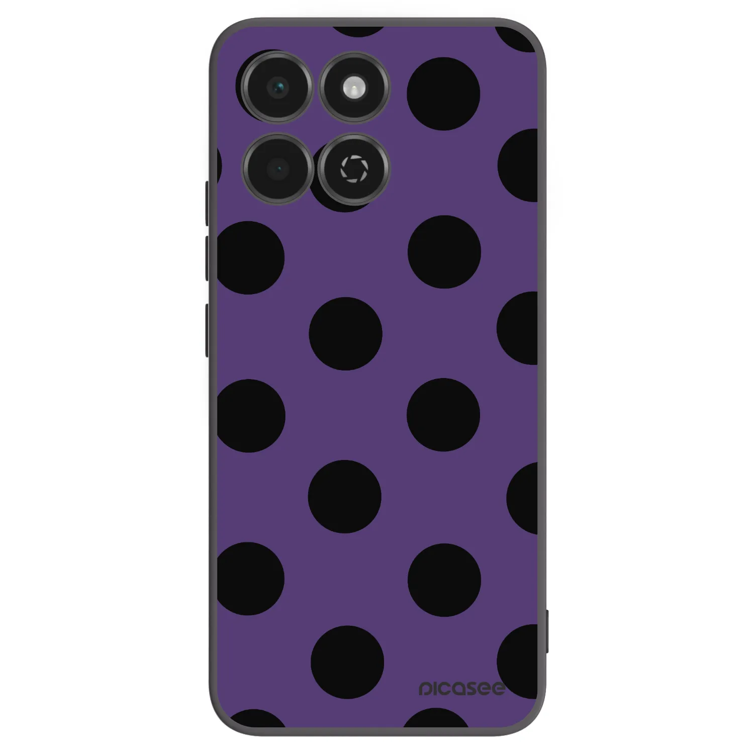 Picasee crna silikonska maskica za Honor 200 Smart 5G - Big flickers 2