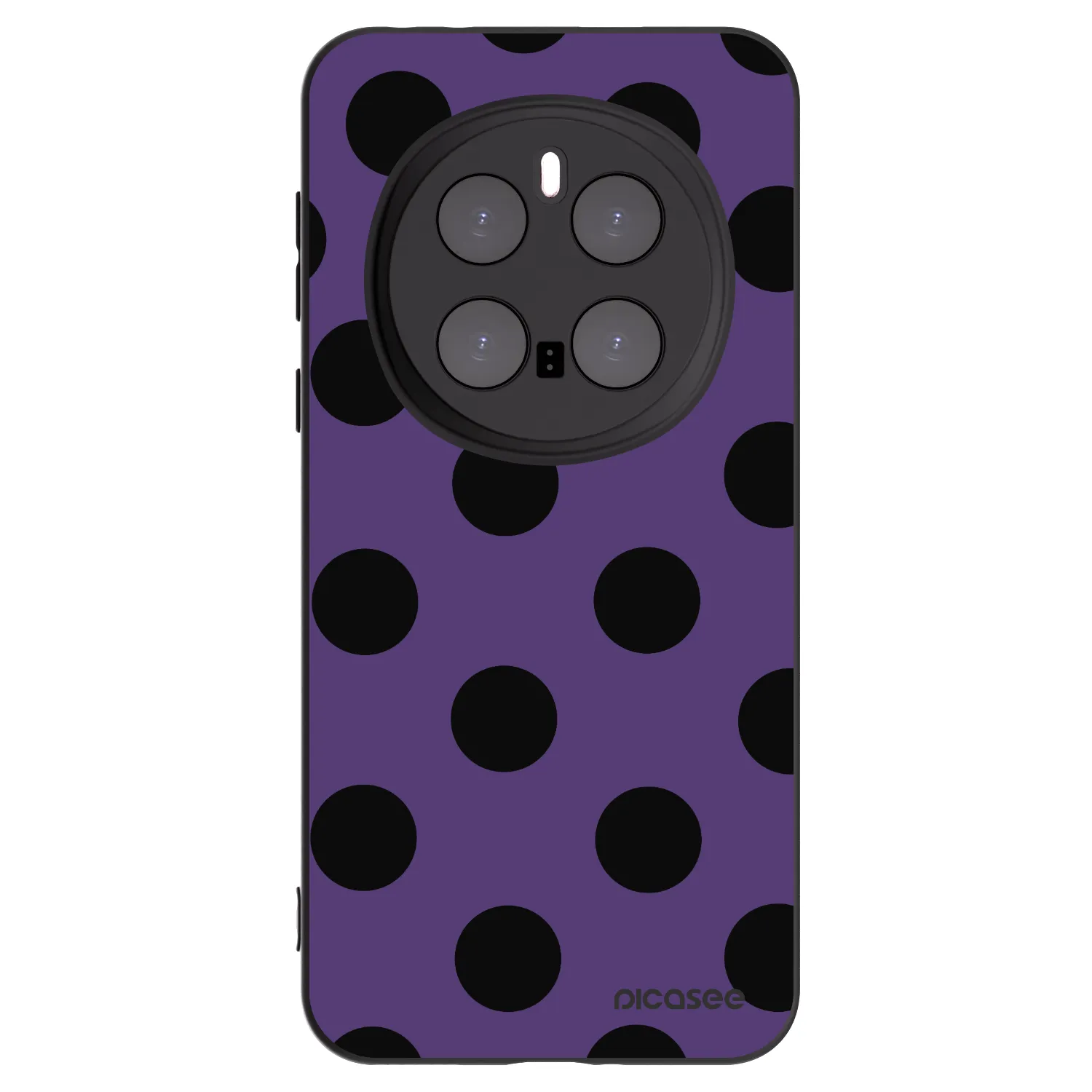Picasee crna silikonska maskica za Honor Magic7 Pro 5G - Big flickers 2
