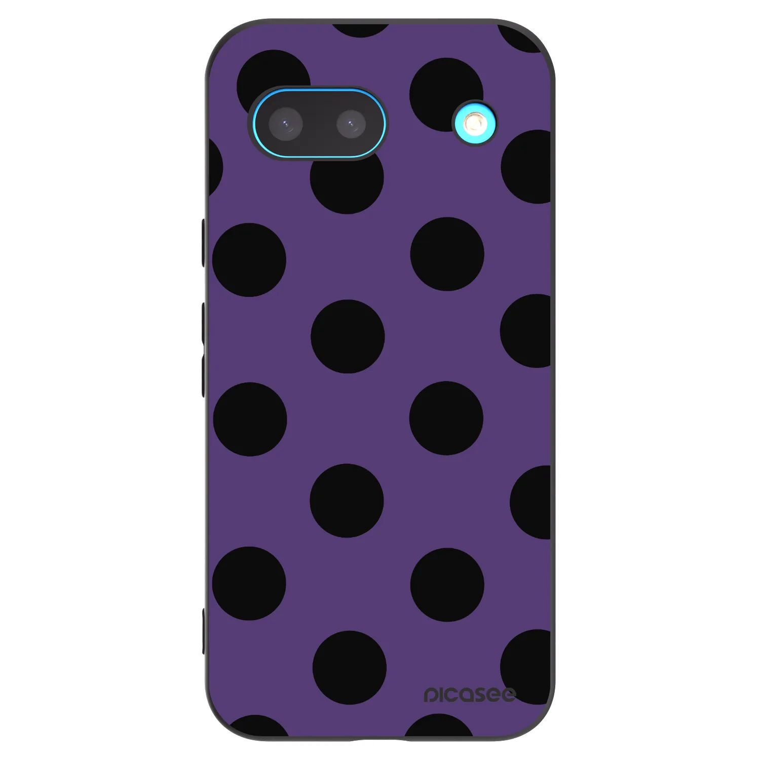 Picasee crna silikonska maskica za Google Pixel 8 - Big flickers 2
