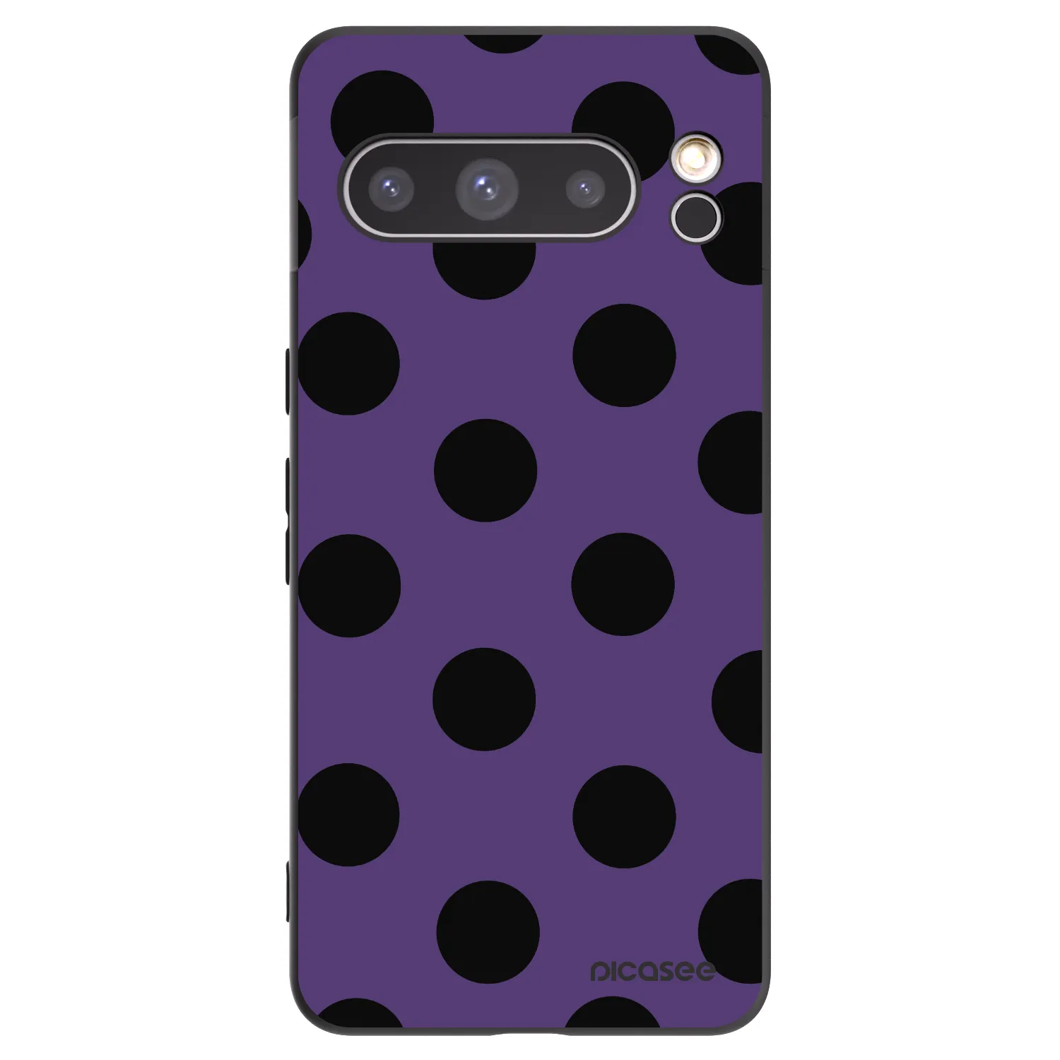 Picasee crna silikonska maskica za Google Pixel 8 Pro - Big flickers 2