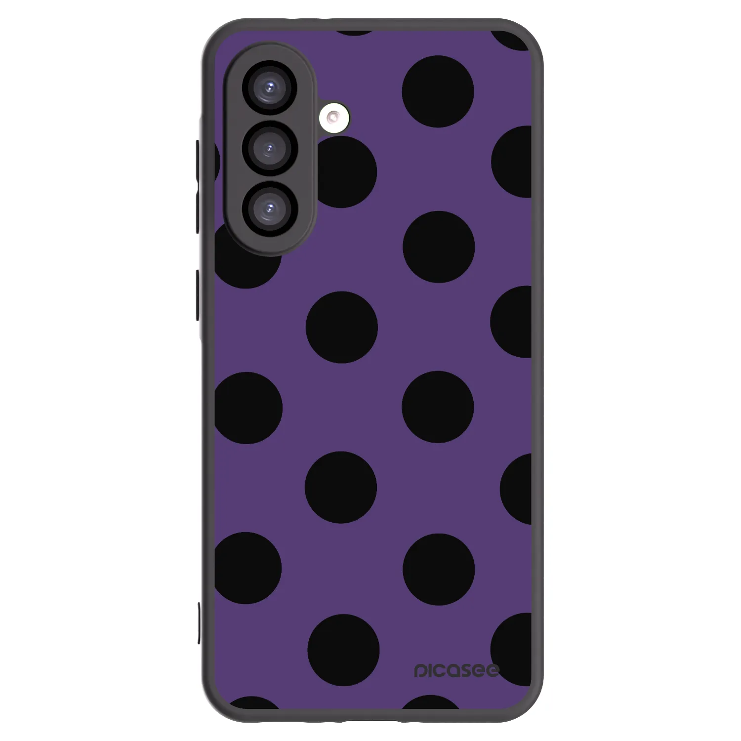 Picasee crna silikonska maskica za Samsung Galaxy A26 5G A266B - Big flickers 2