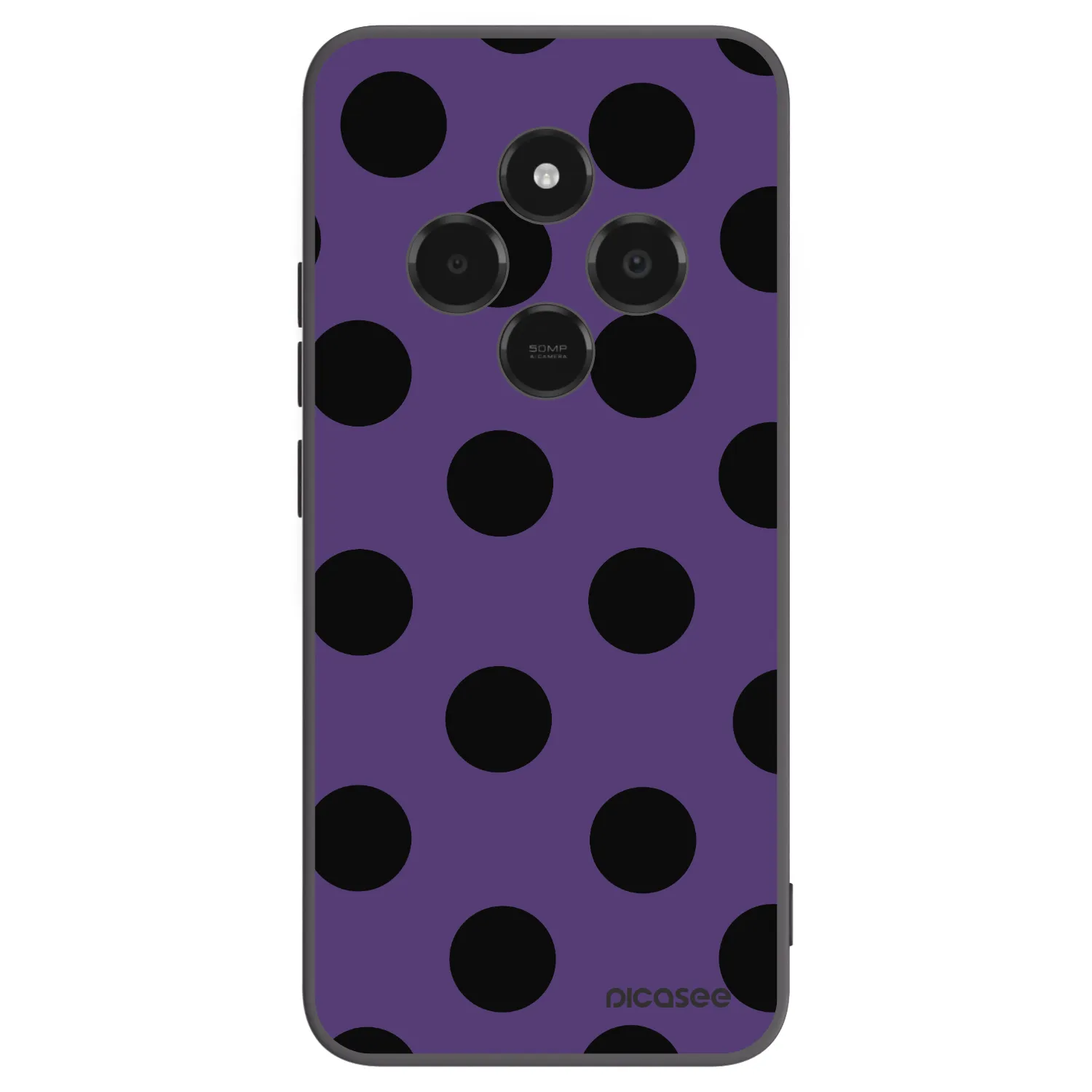 Picasee crna silikonska maskica za Xiaomi Poco C75 - Big flickers 2