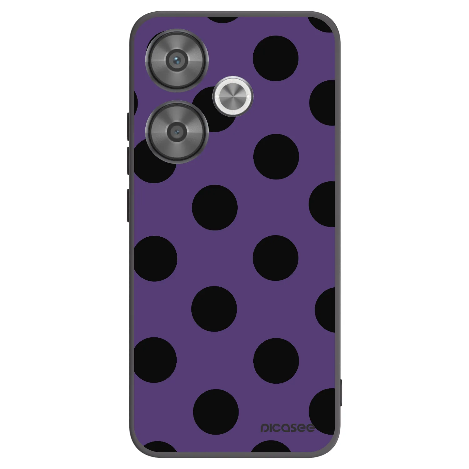 Picasee crna silikonska maskica za Xiaomi Poco F6 - Big flickers 2