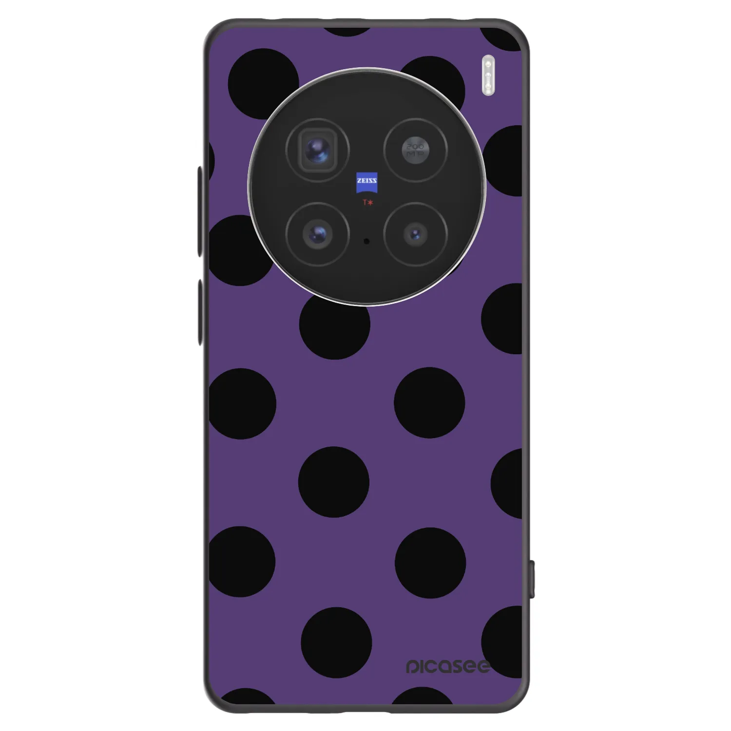 Picasee crna silikonska maskica za Vivo X200 Pro - Big flickers 2