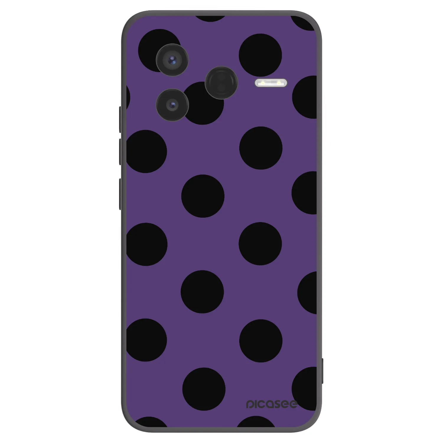 Picasee crna silikonska maskica za Xiaomi Poco F7 Pro 5G - Big flickers 2