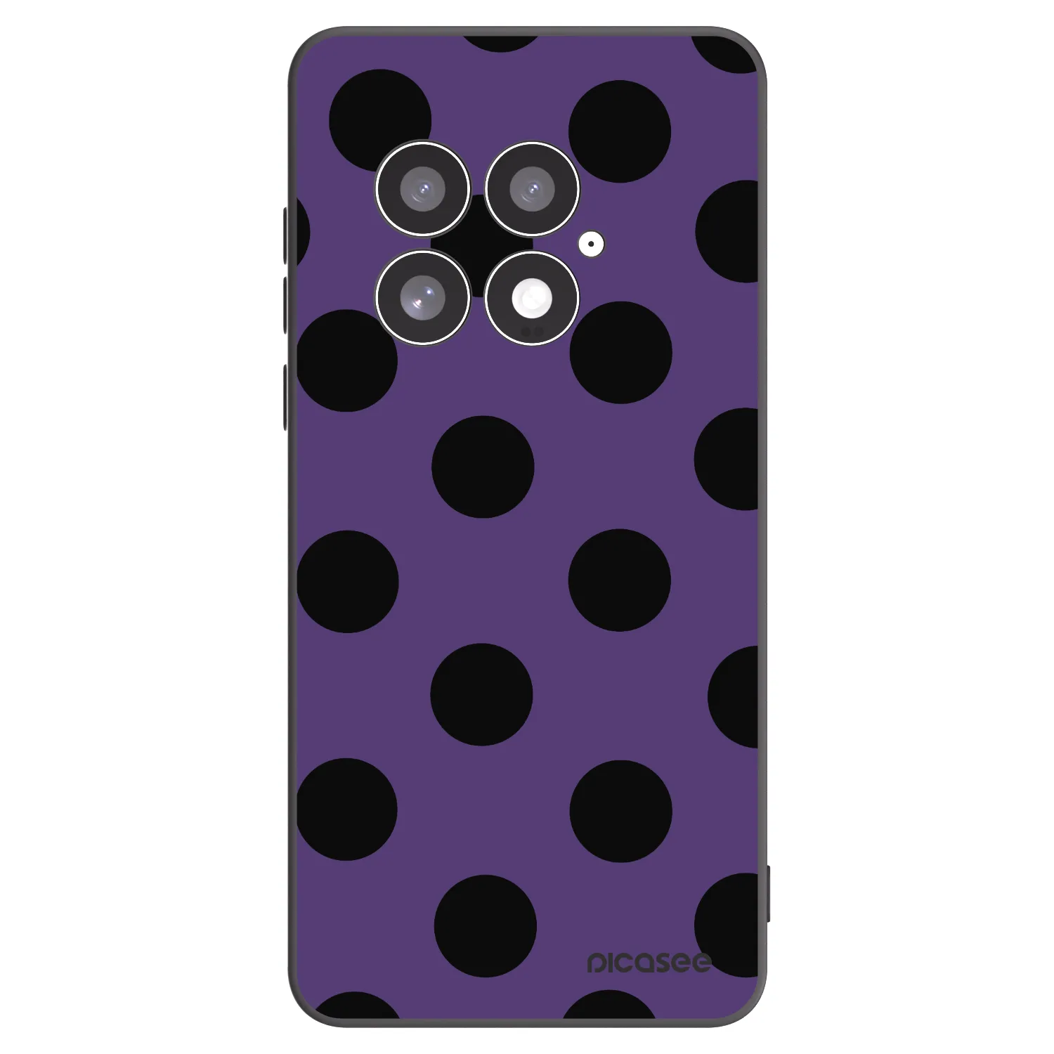 Picasee crna silikonska maskica za OnePlus 13 5G - Big flickers 2