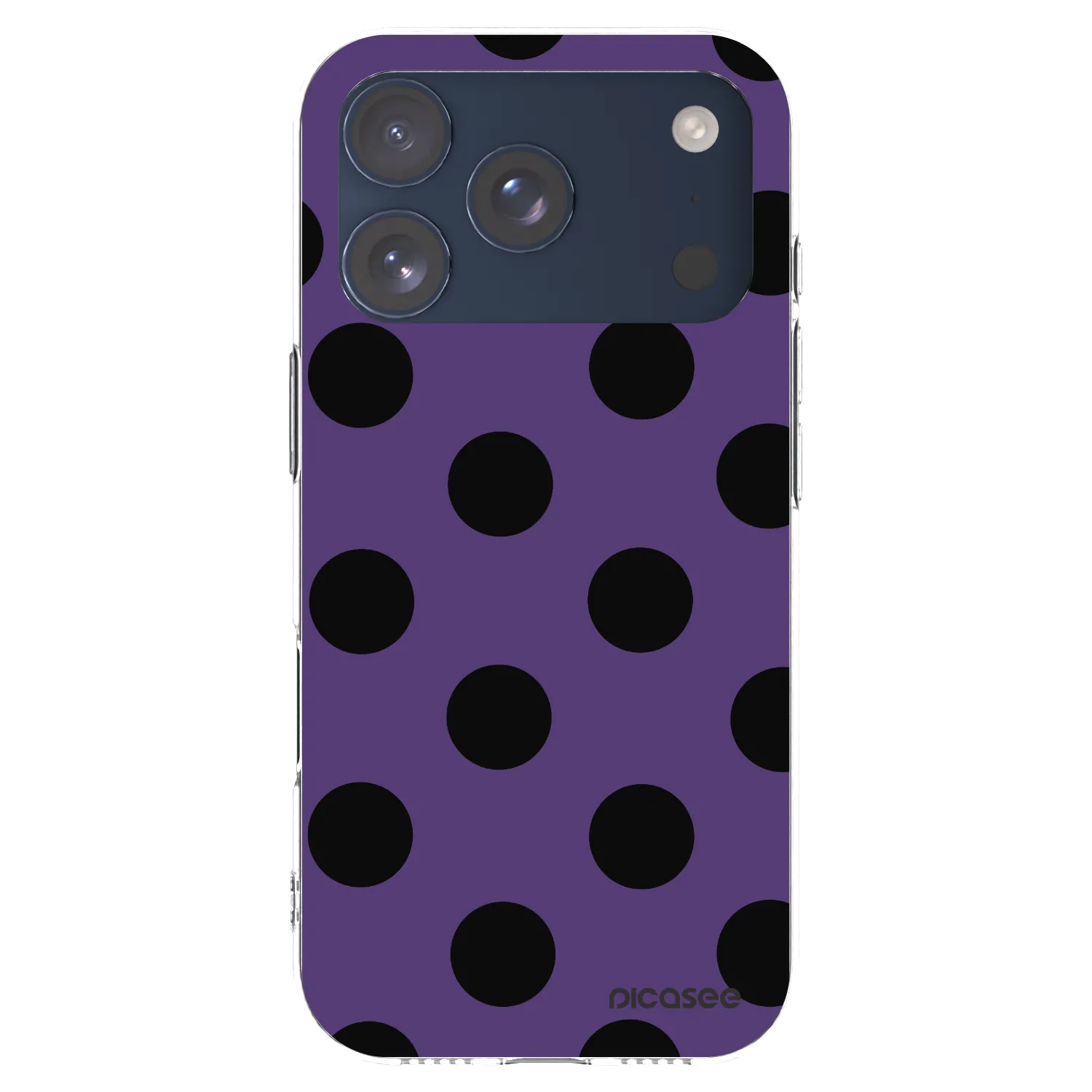 Picasee silikonska prozirna maskica za Apple iPhone 17 Pro - Big flickers 2