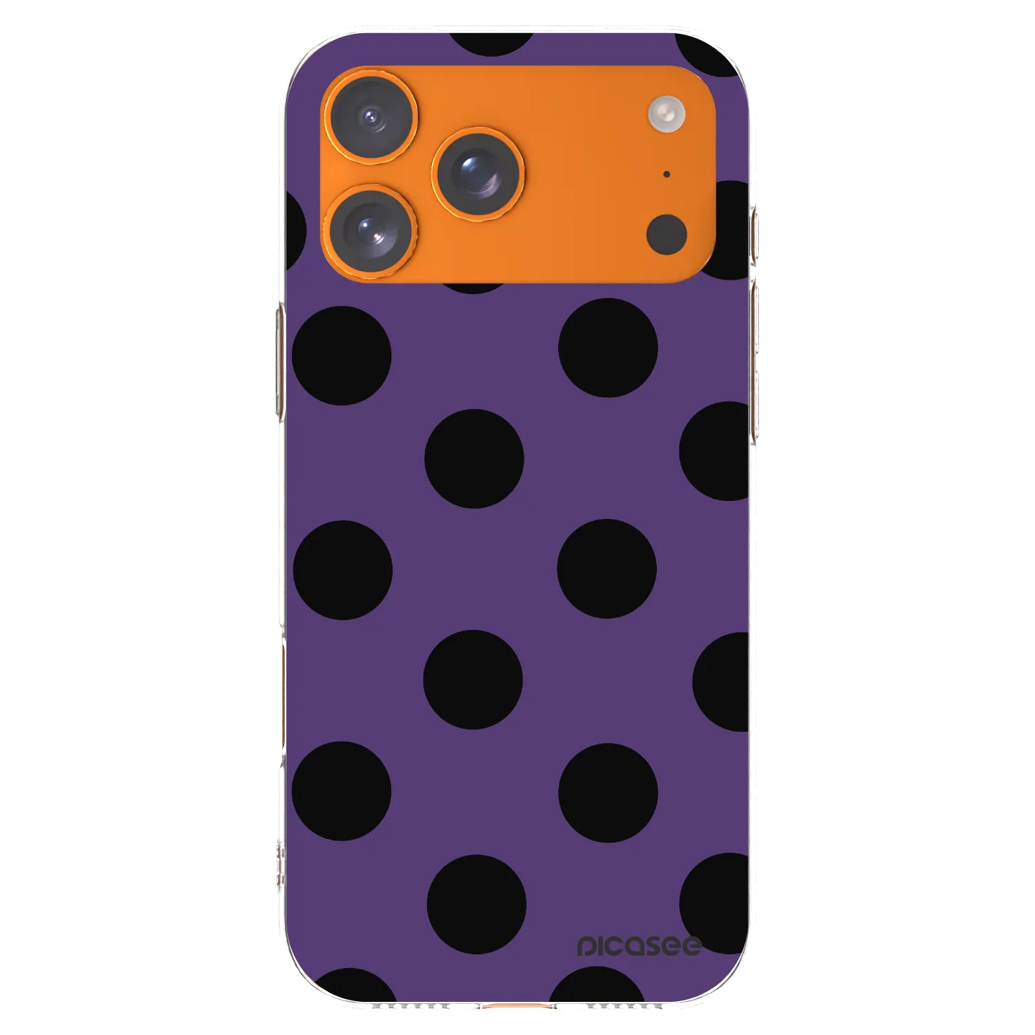 Picasee silikonska prozirna maskica za Apple iPhone 17 Pro Max - Big flickers 2