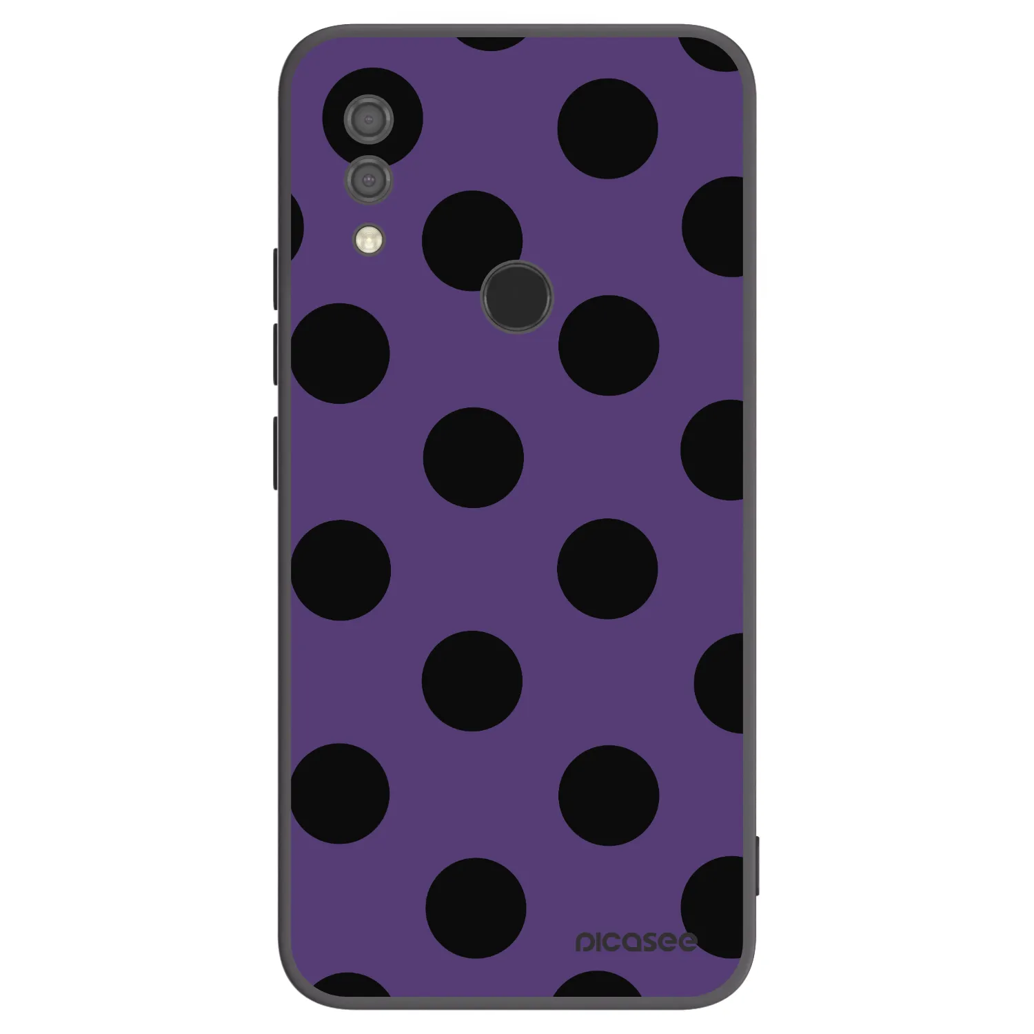 Picasee crna silikonska maskica za Xiaomi Redmi 7 - Big flickers 2