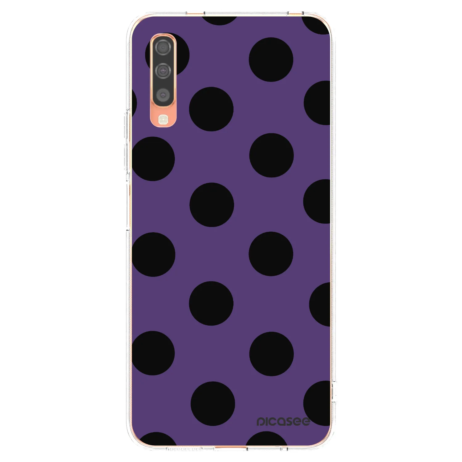 Picasee silikonska prozirna maskica za Samsung Galaxy A70 A705F - Big flickers 2