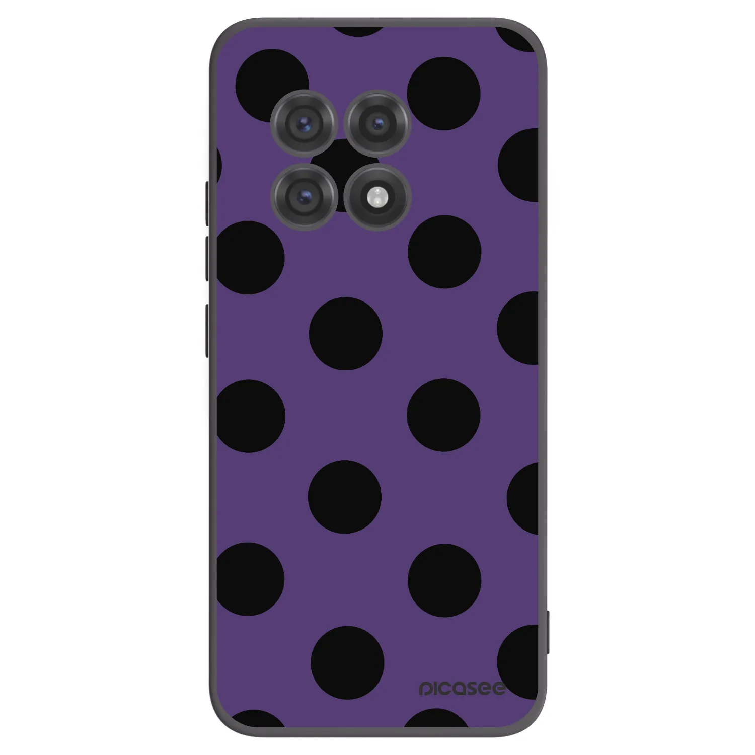 Picasee crna silikonska maskica za OnePlus 13R 5G - Big flickers 2