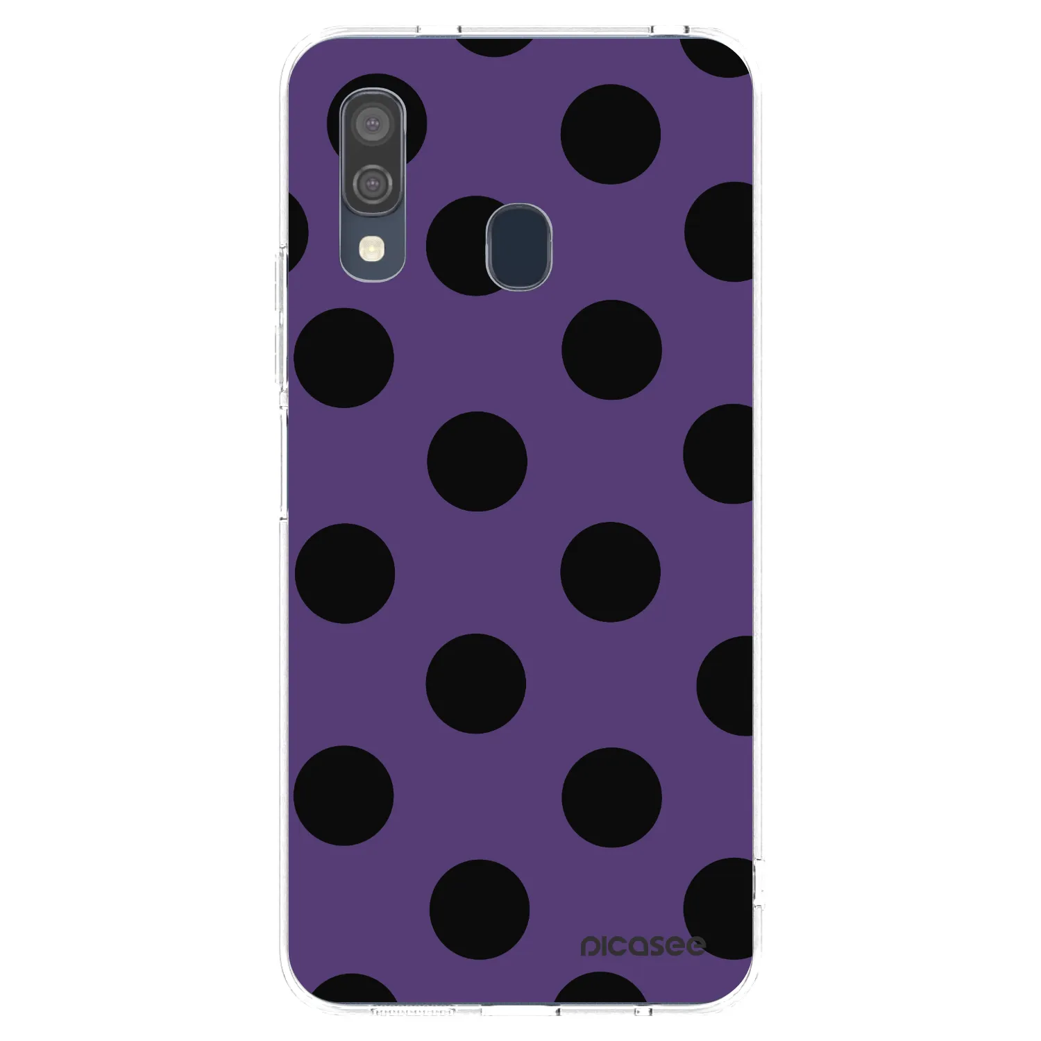 Picasee silikonska prozirna maskica za Samsung Galaxy A40 A405F - Big flickers 2