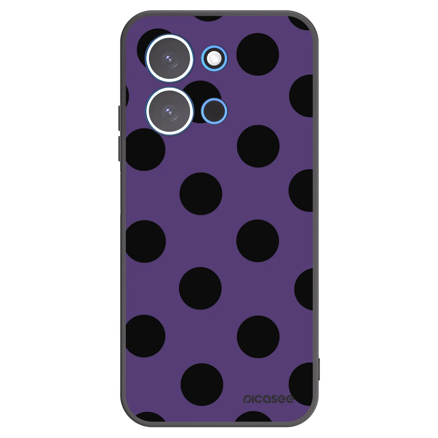 Picasee crna silikonska maskica za Xiaomi Redmi 15C 4G - Big flickers 2