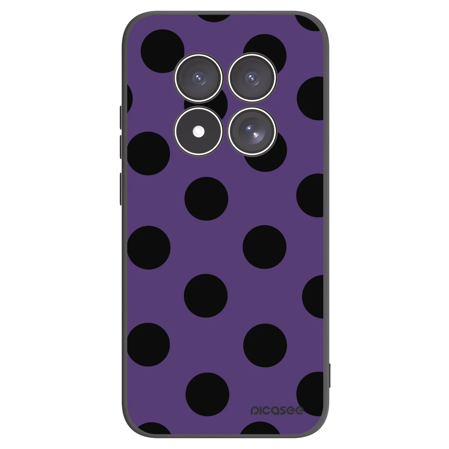 Picasee crna silikonska maskica za Xiaomi Redmi Note 15 Pro 4G - Big flickers 2
