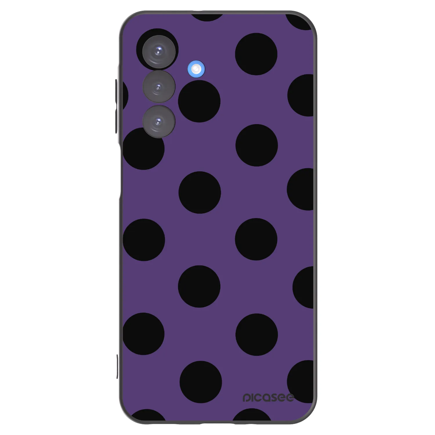 Picasee crna silikonska maskica za Samsung Galaxy A17 5G - Big flickers 2