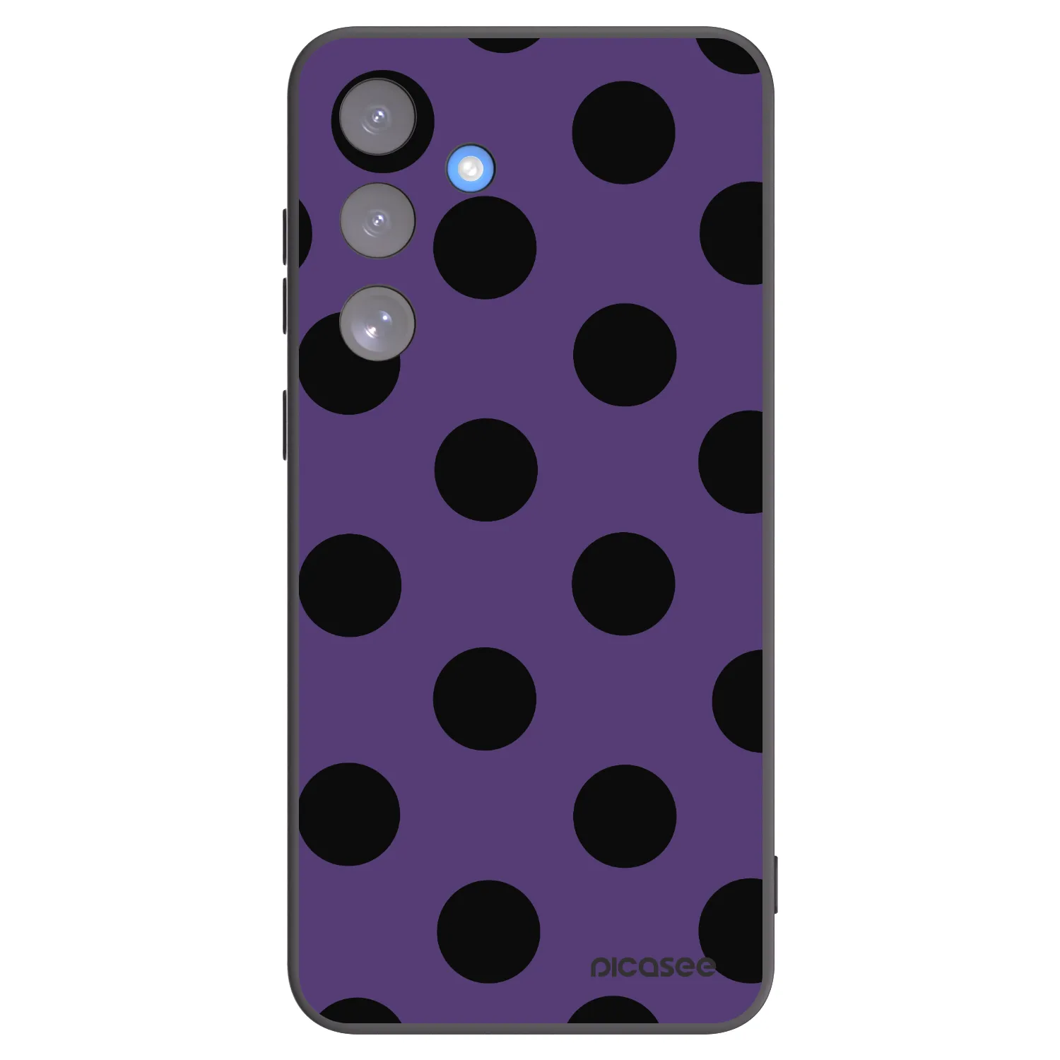 Picasee crna silikonska maskica za Samsung Galaxy S25 FE 5G - Big flickers 2